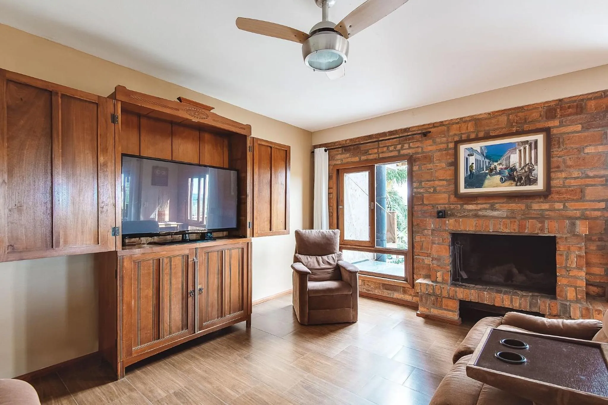 Living room in Pousada Bangalôs do Rosa