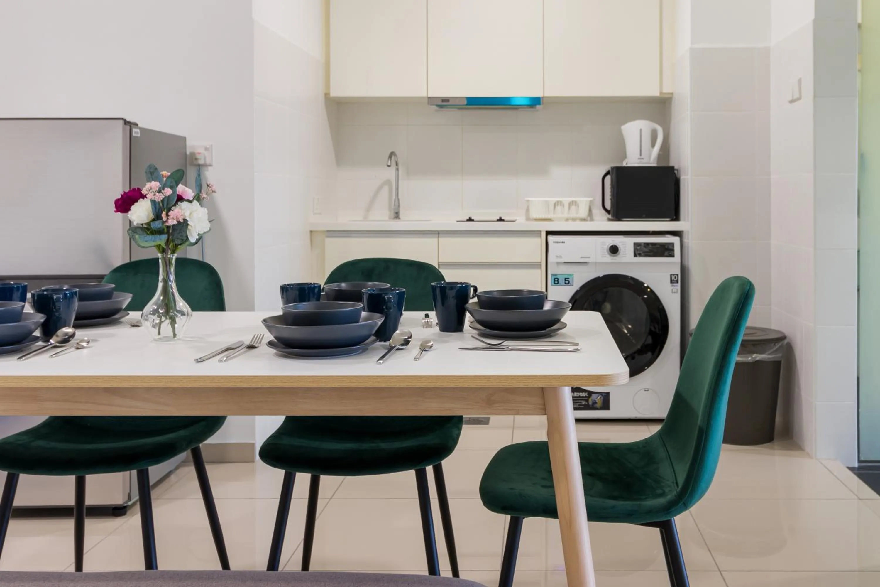 Kitchen or kitchenette in Encorp Strand Residences by Airhost