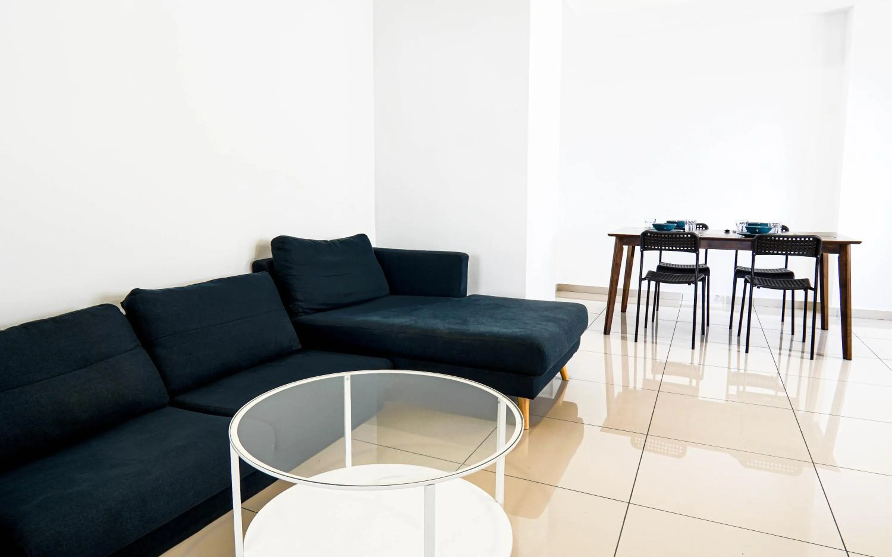 Living room in Encorp Strand Residences by Airhost