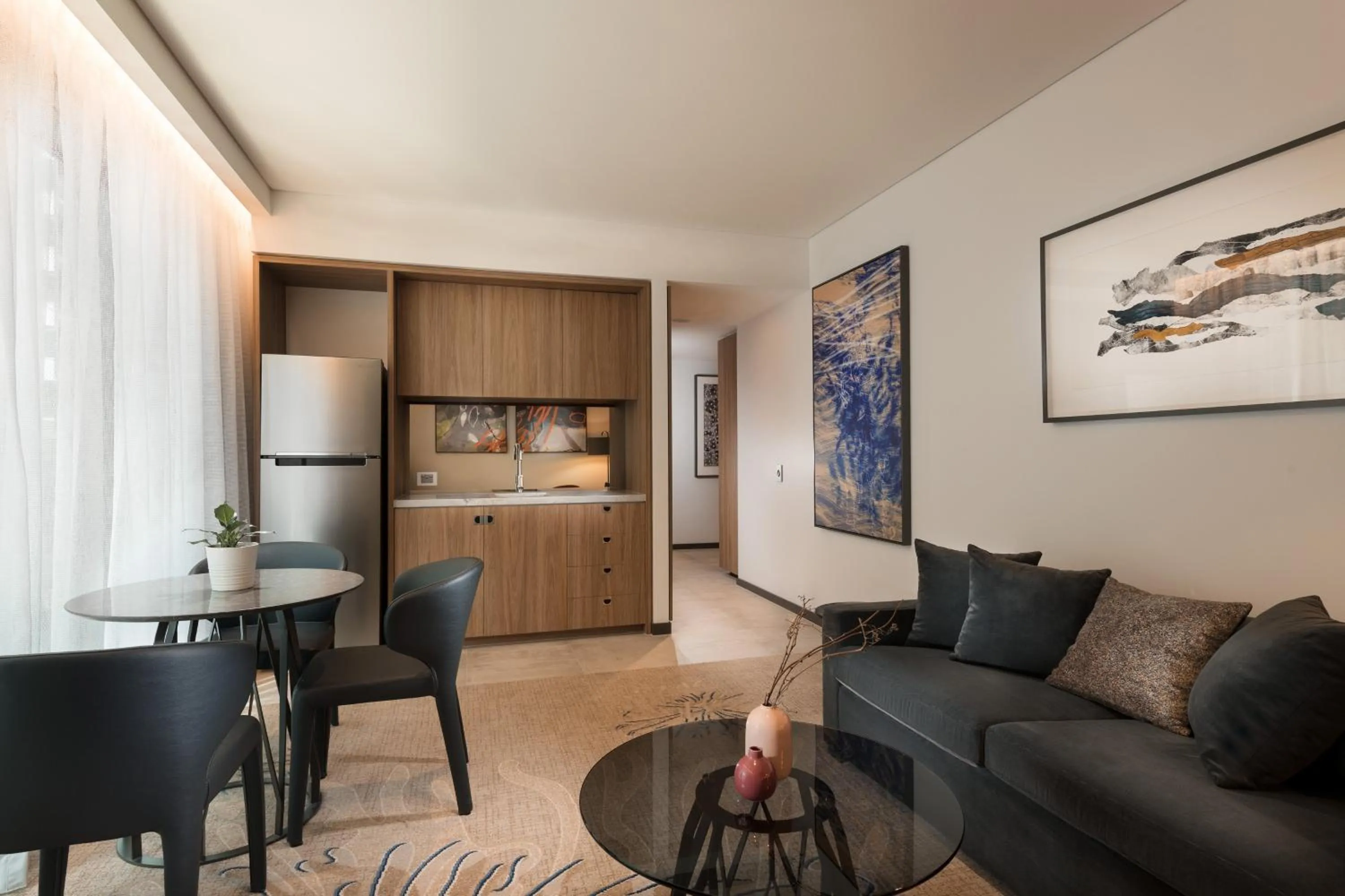 Living room in The Westin Brisbane