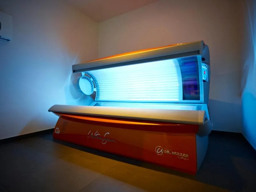 Solarium, Bed in B&B Aquabello