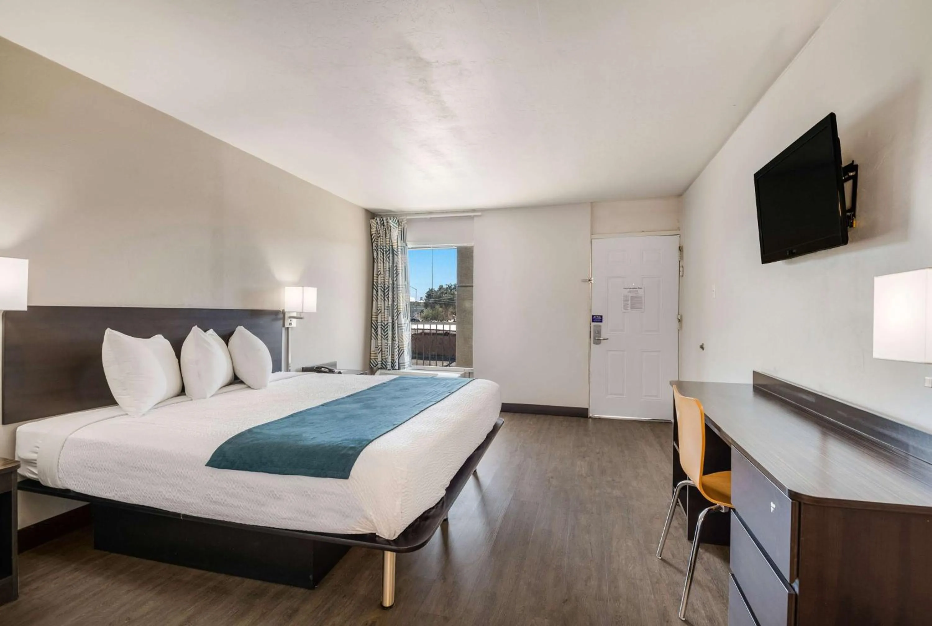 Bed in Motel 6-Tucson, AZ-Downtown