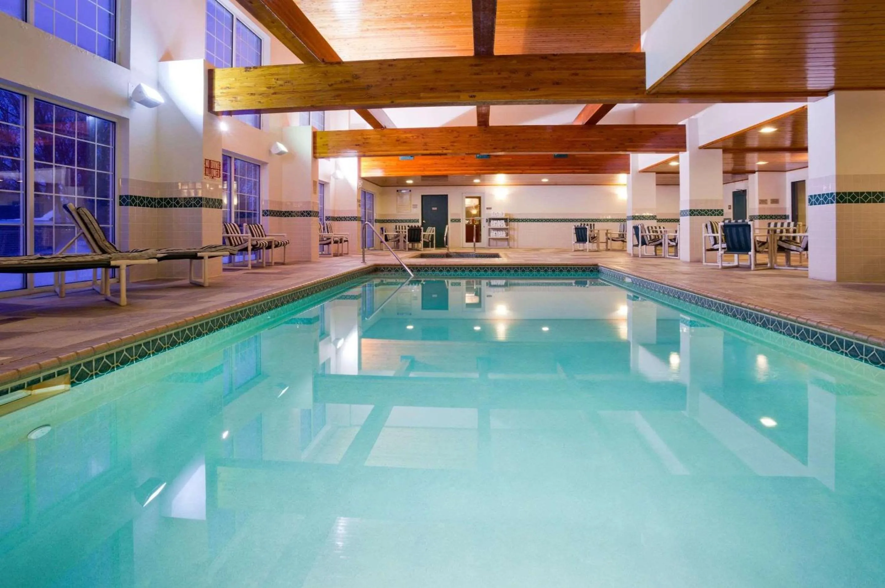 Pool view in Country Inn & Suites by Radisson, Rochester South, MN