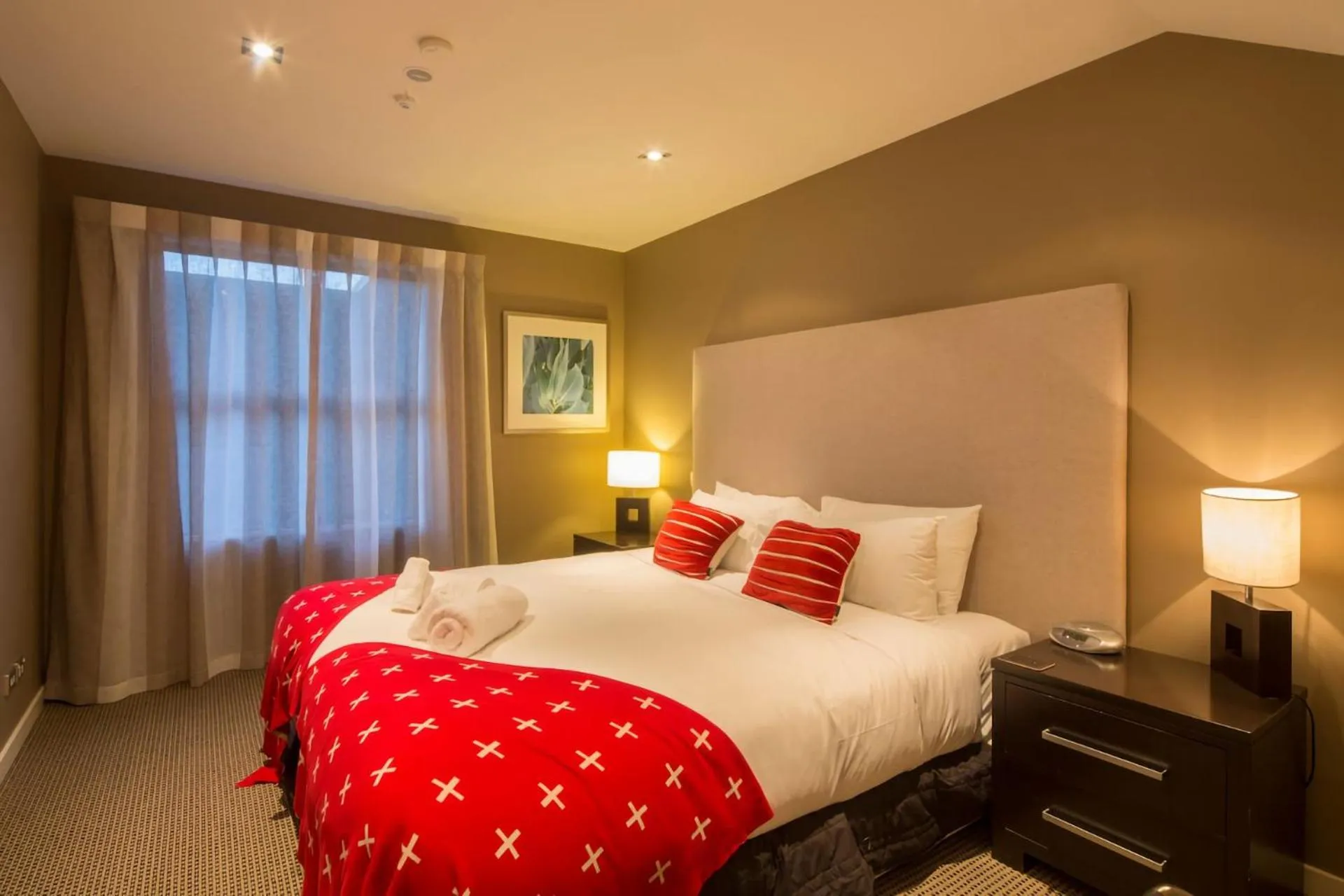 Bed in LakeRidge Queenstown by Staysouth