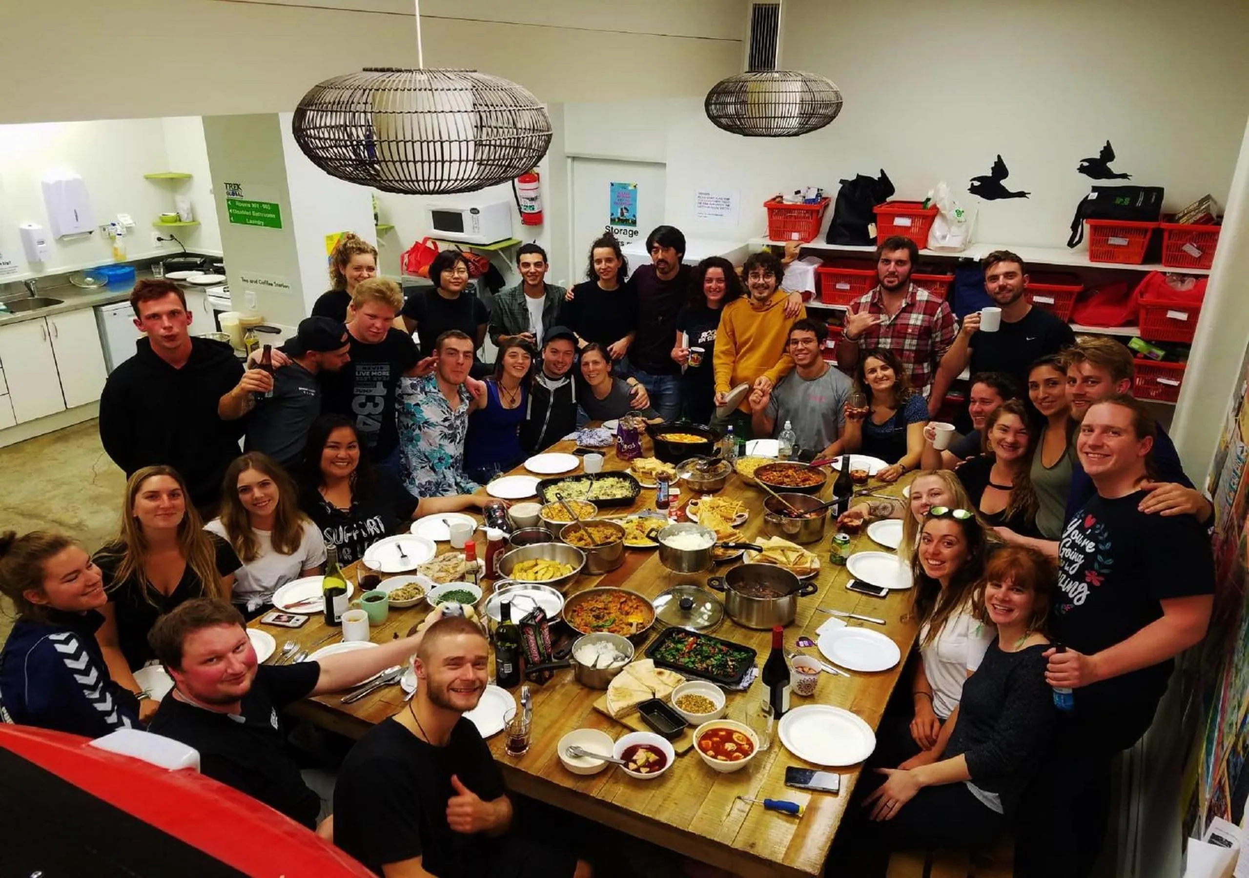 People in Trek Global Backpackers