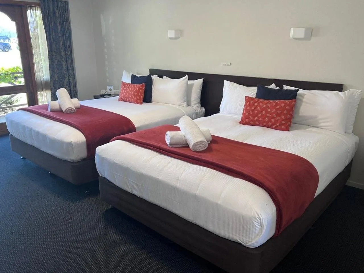 Bed in The Harvest Hotel