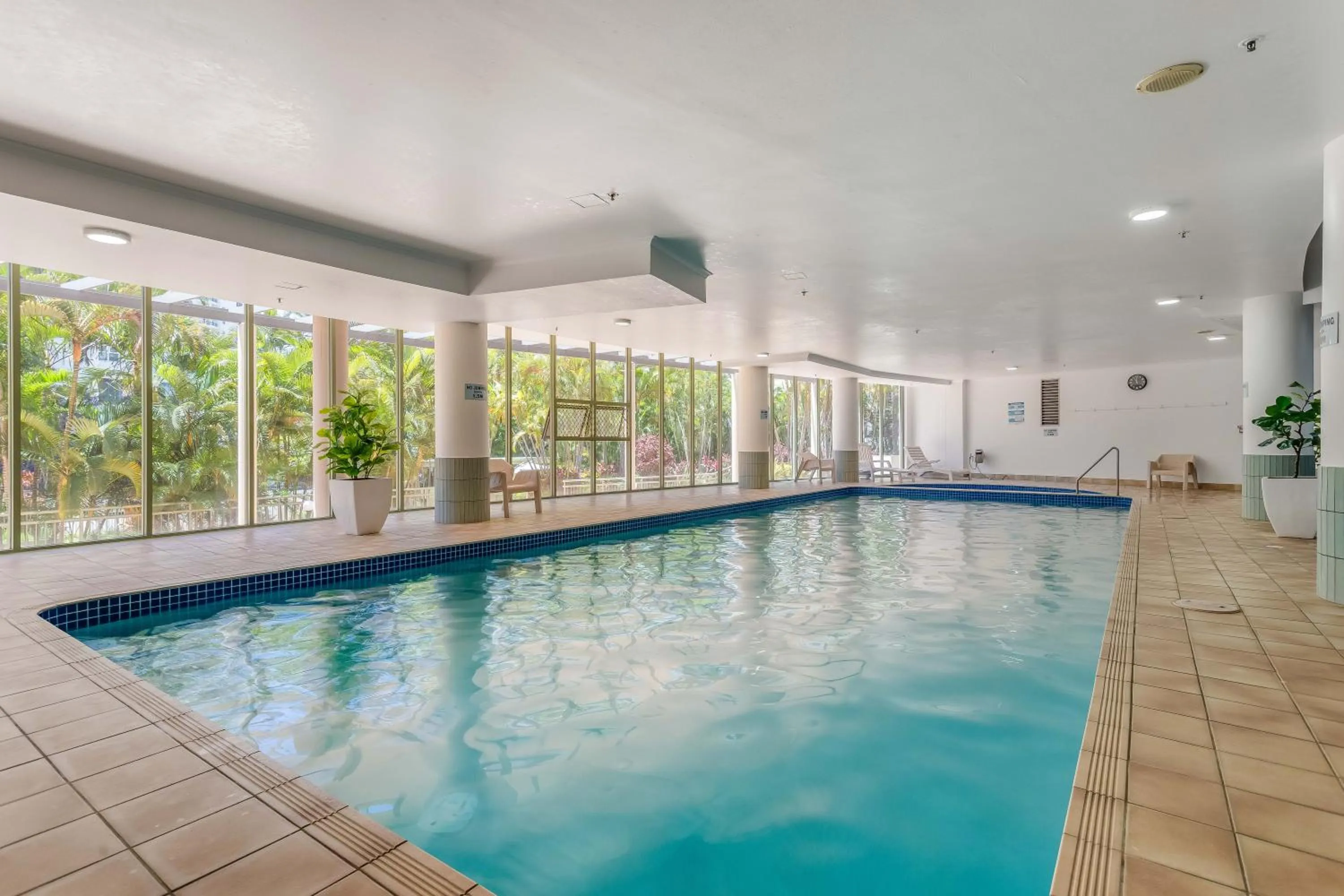Pool view in The Meriton Apartments on Main Beach