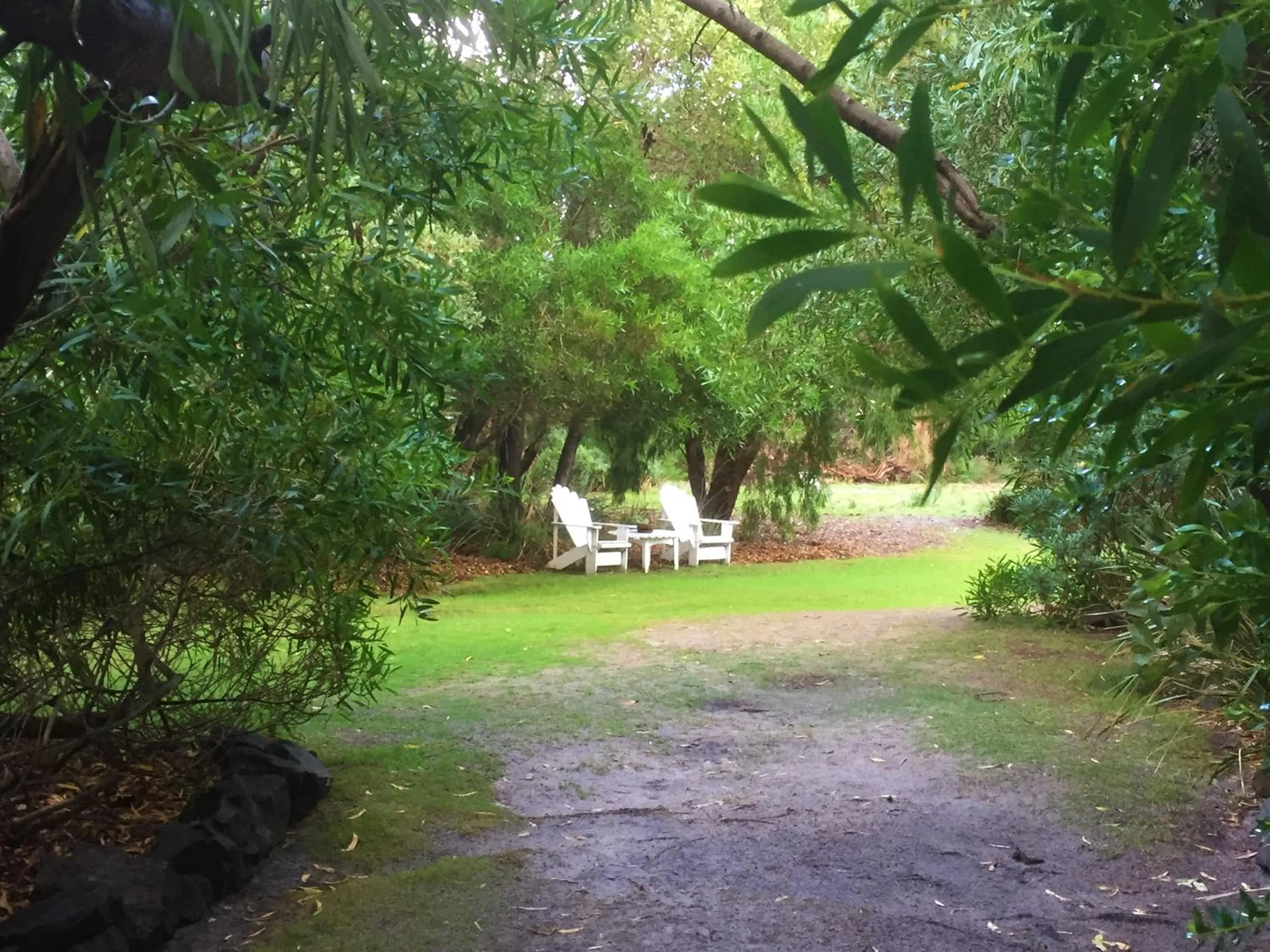 Garden in Sandpiper Ocean Cottages