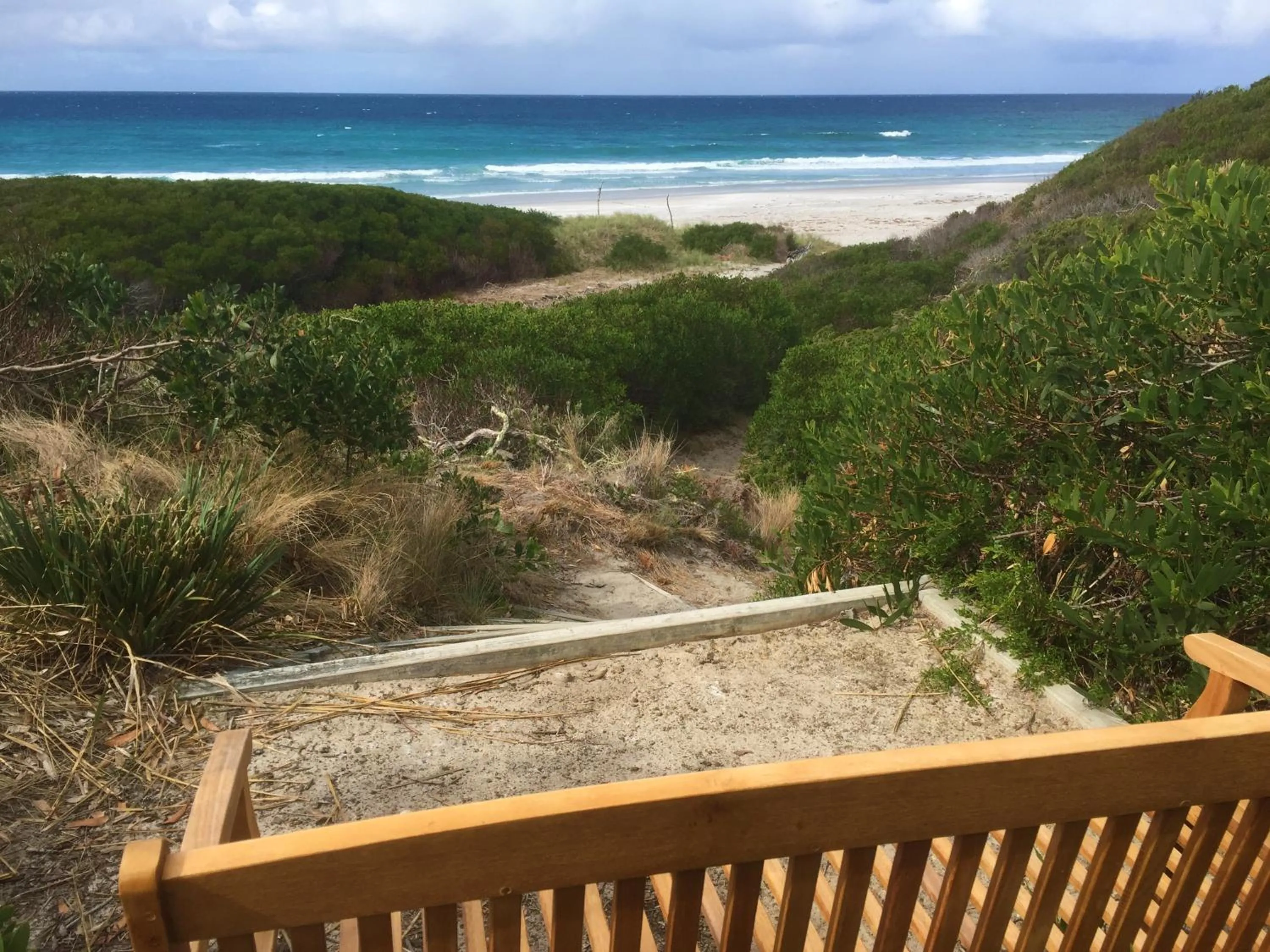 Beach in Sandpiper Ocean Cottages
