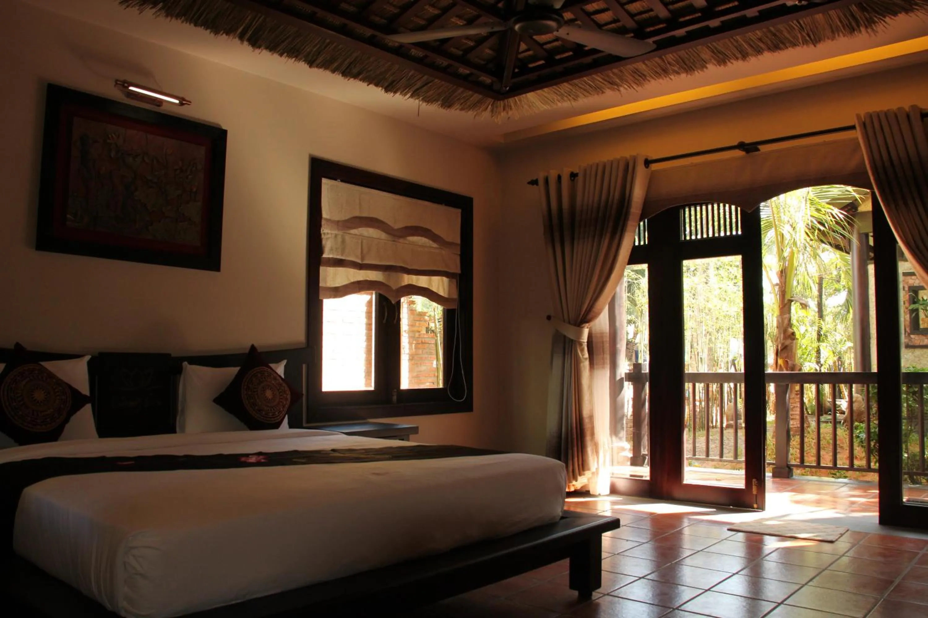 Bedroom, Bed in Lotus Village Resort