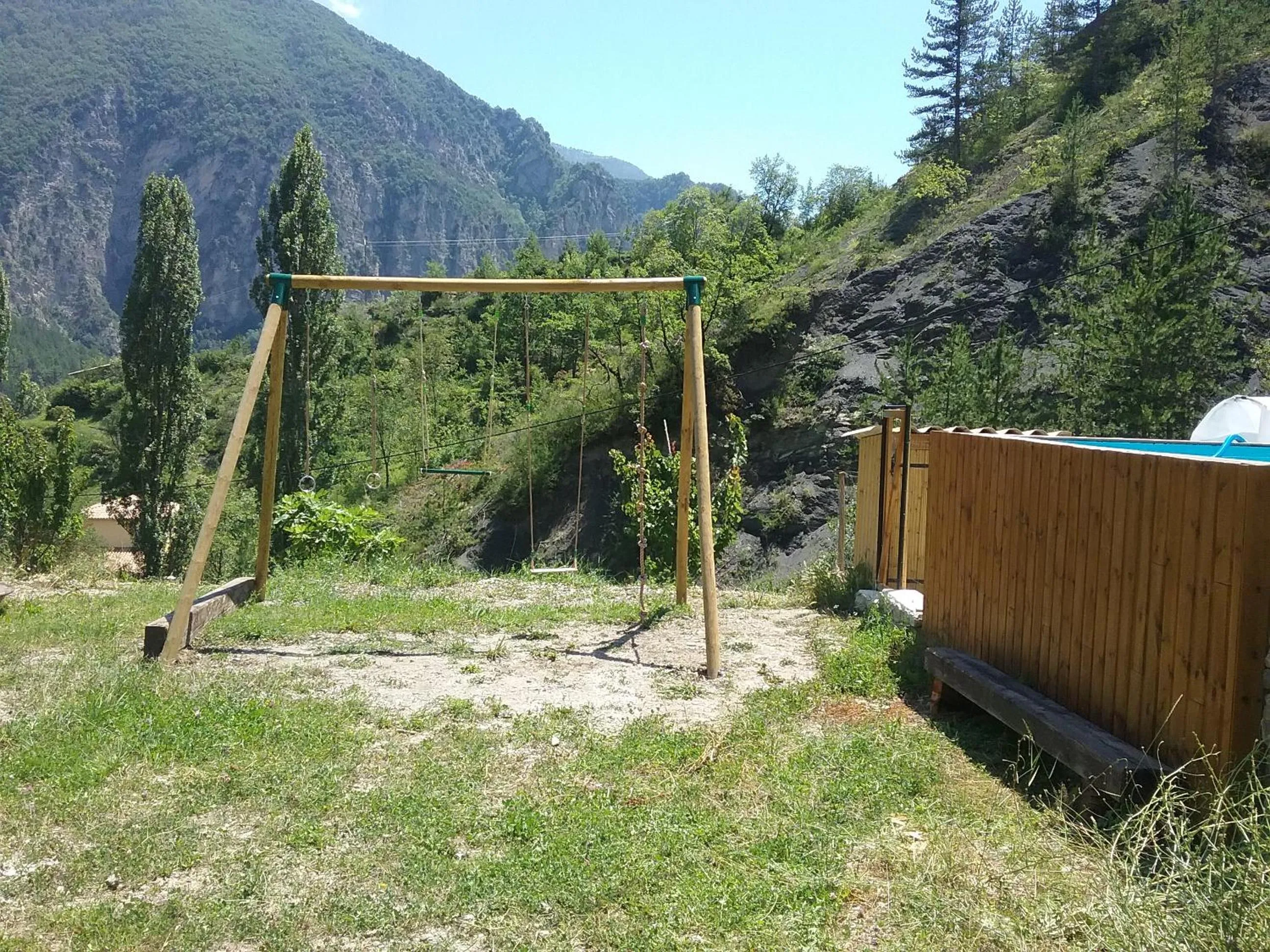 Children play ground in L'arberc