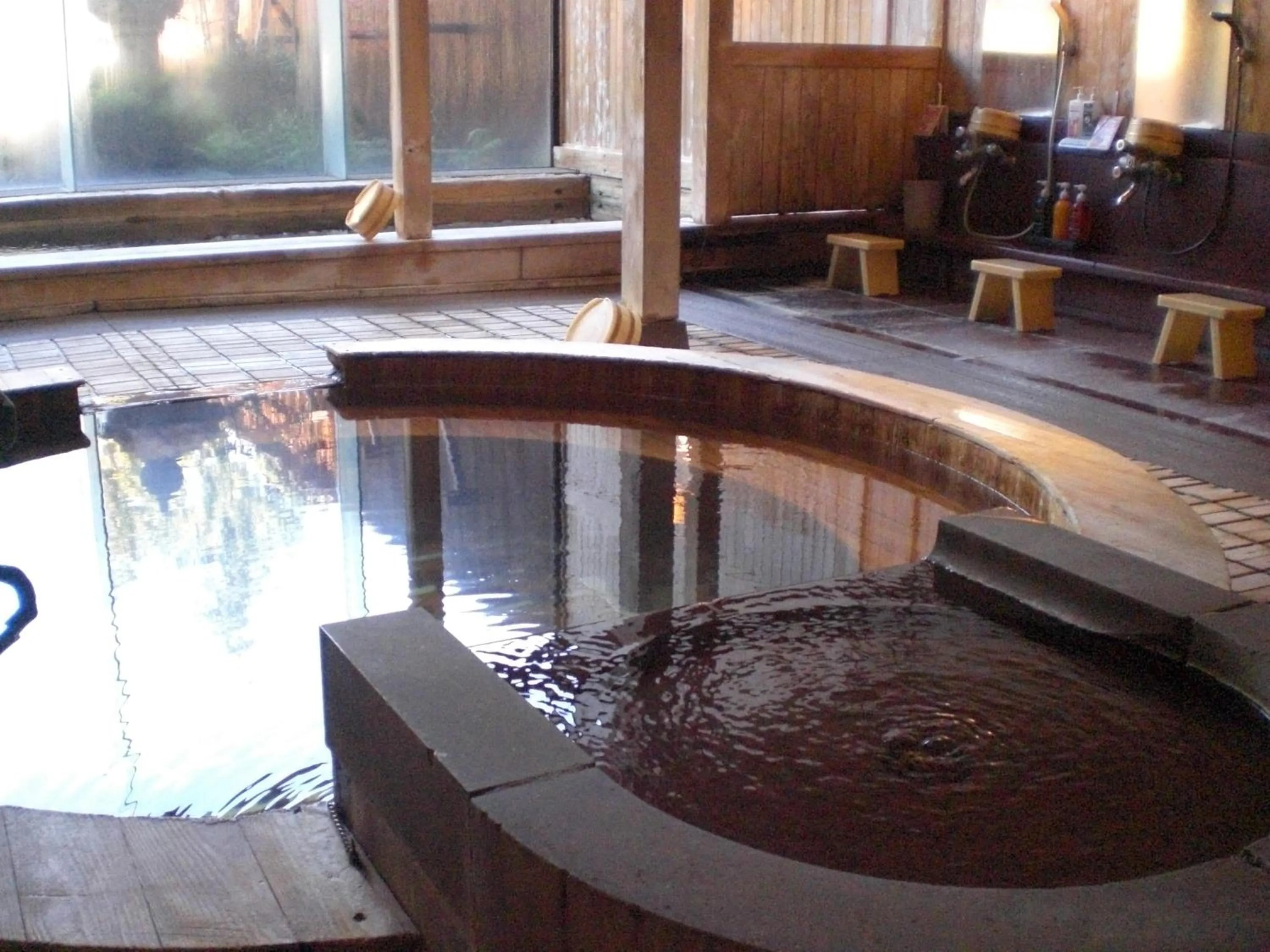 Hot Spring Bath in Okada Ryokan Warakutei