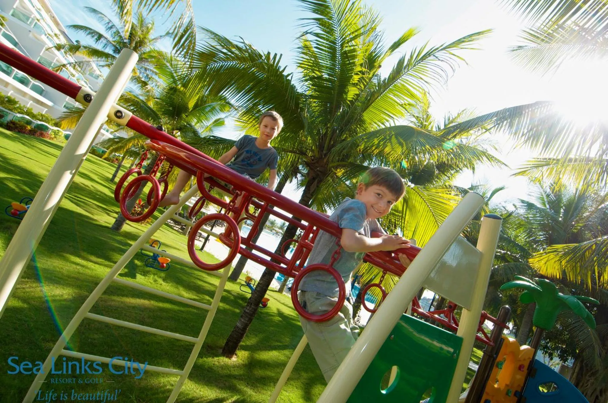 Children play ground in Sea Links Beach Villa