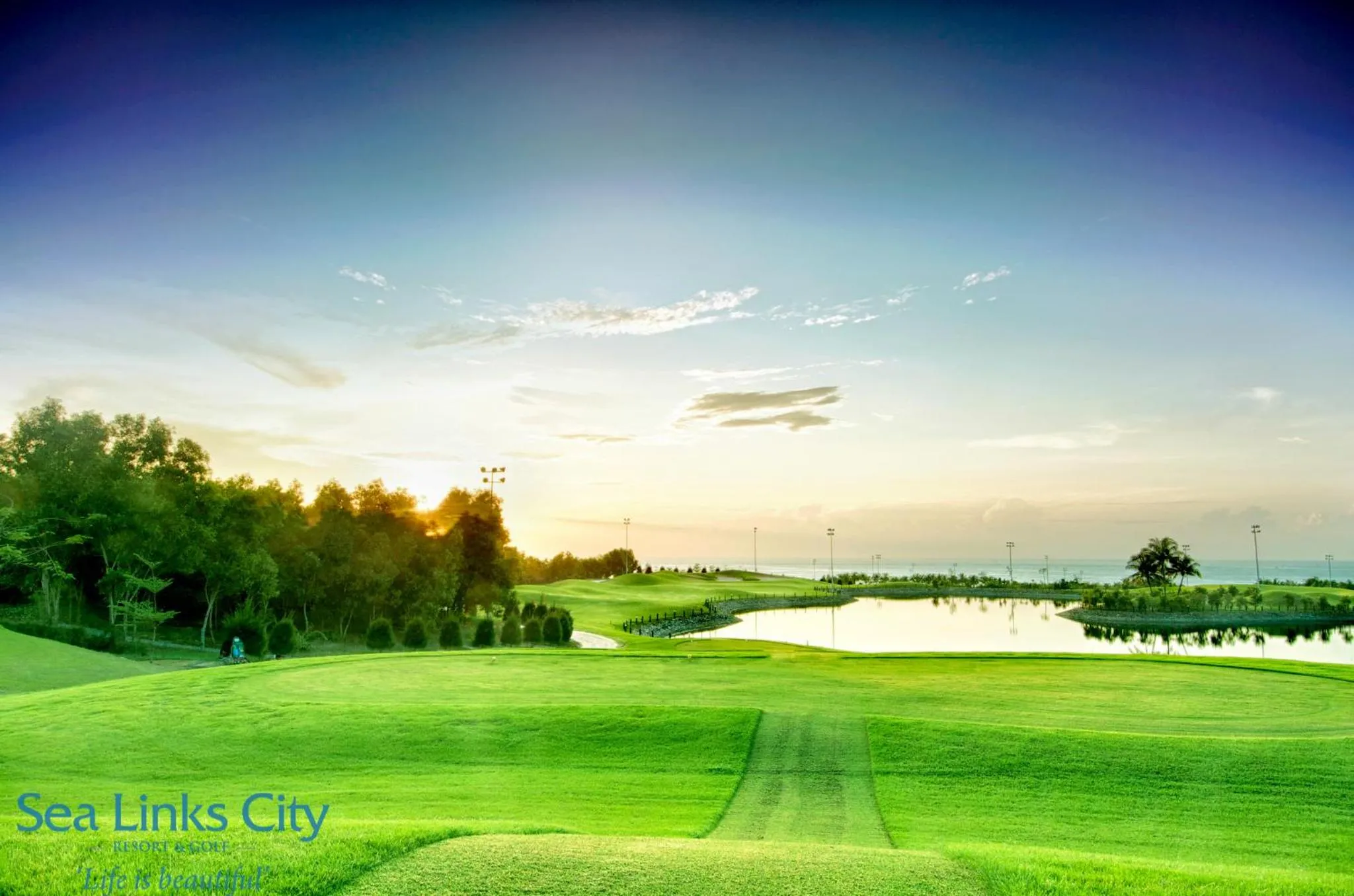 Golfcourse in Sea Links Beach Villa