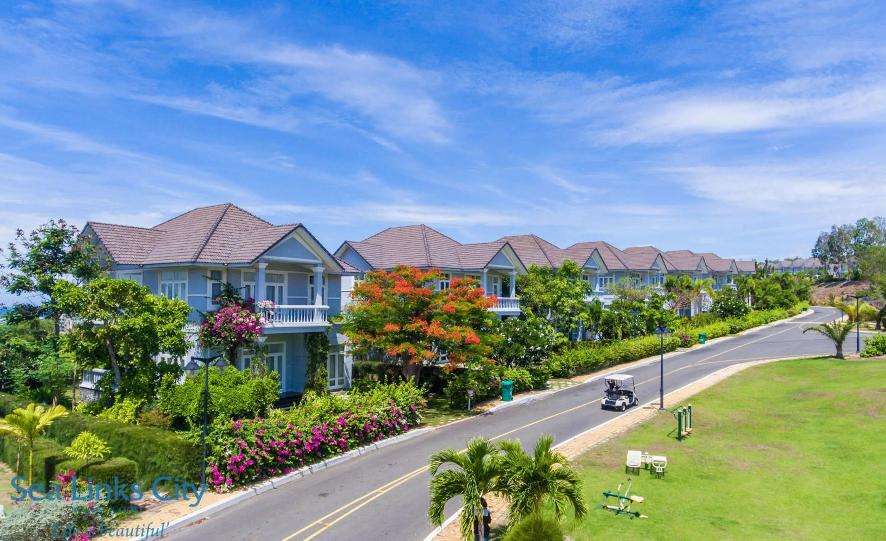 Bird's eye view in Sea Links Beach Villa