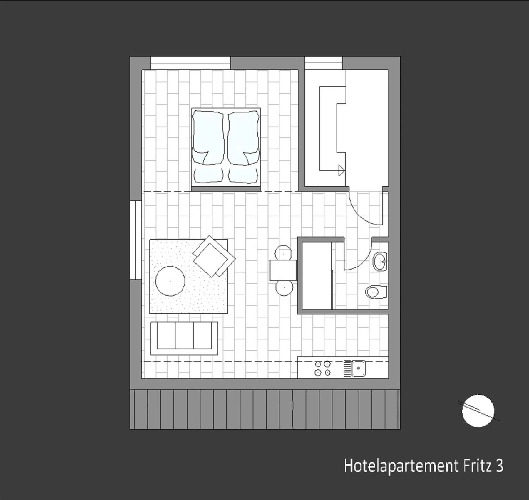 Floor plan in Hotel F-RITZ