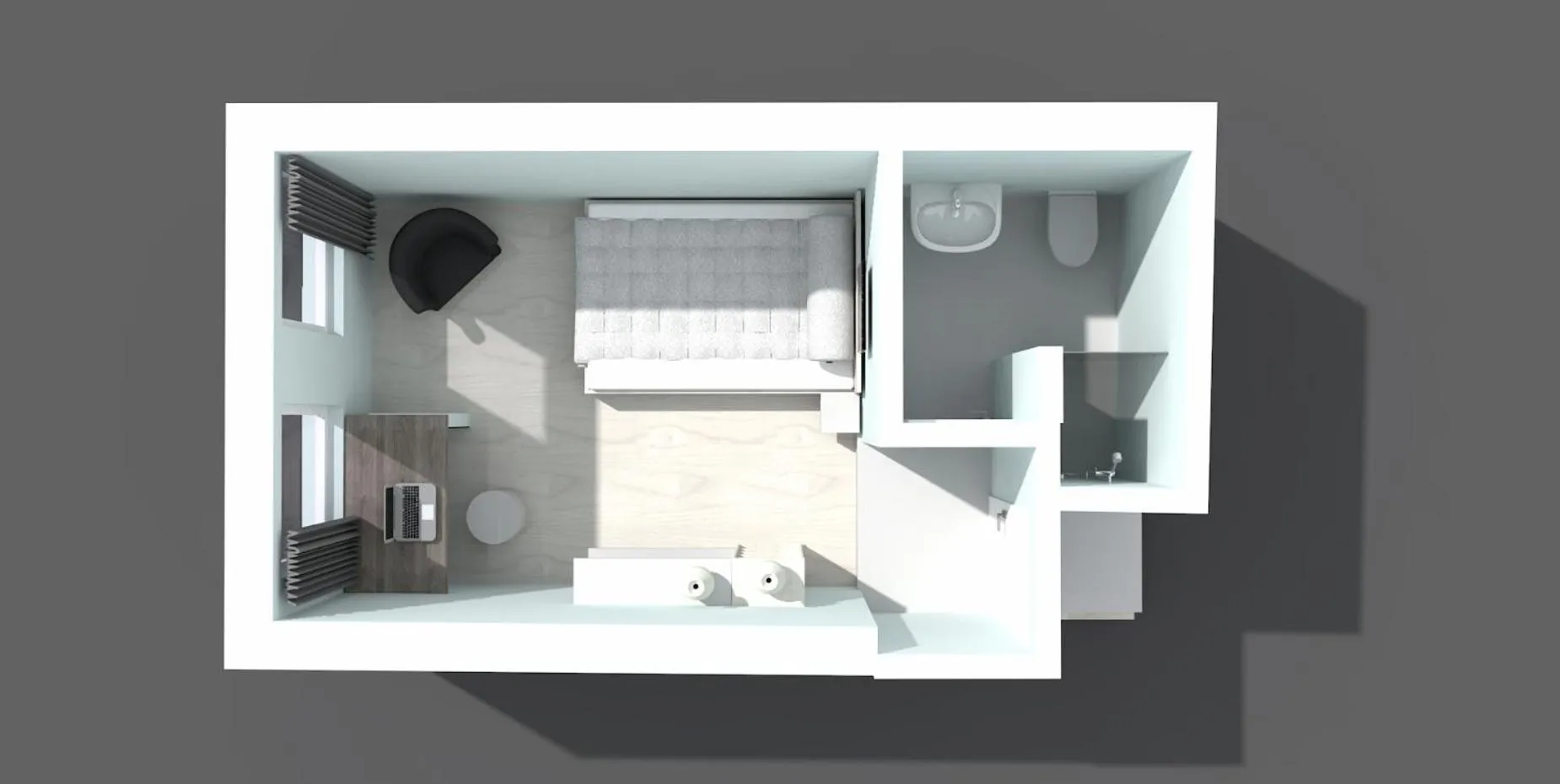 Floor plan in Hotel F-RITZ