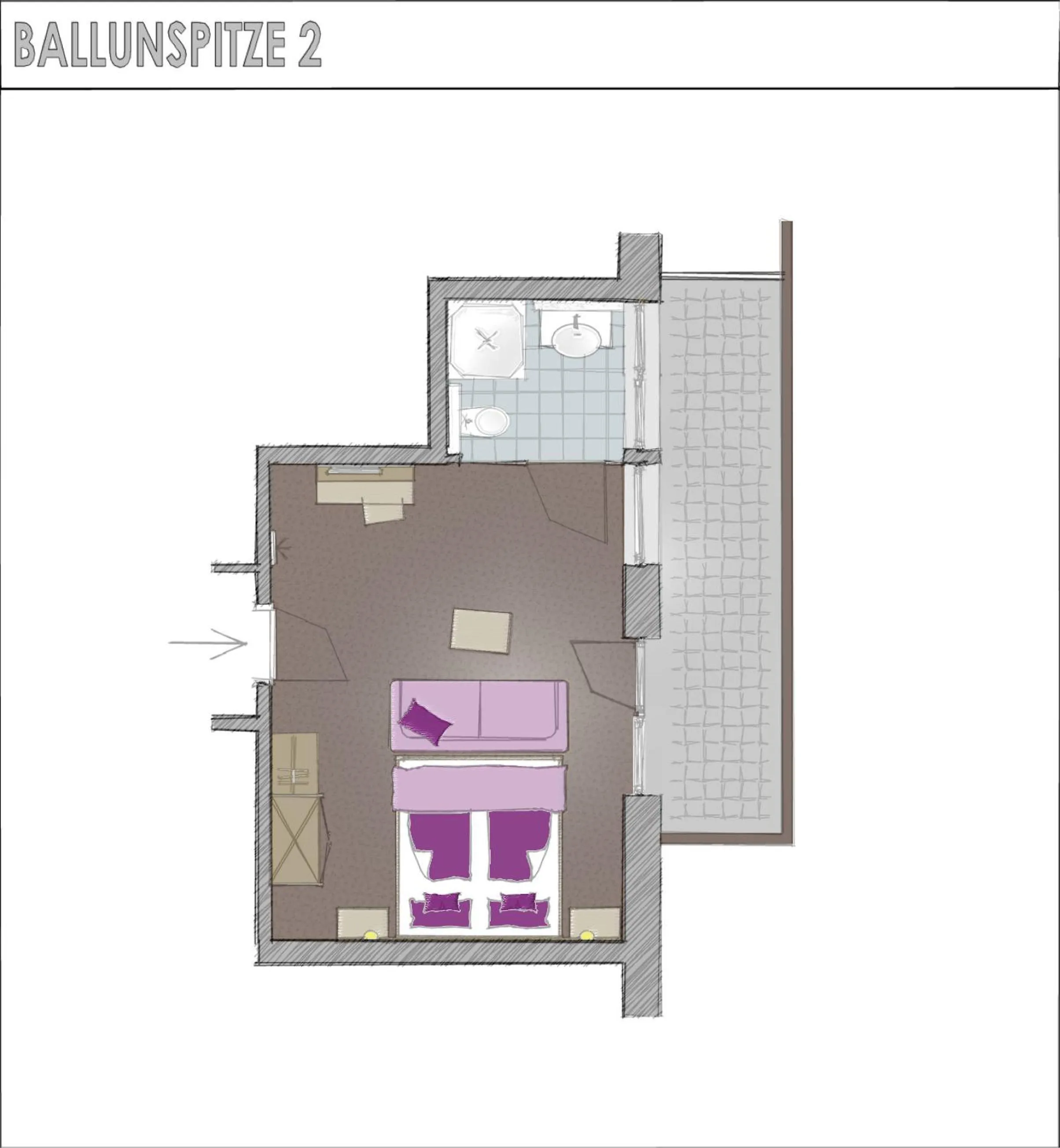 Floor plan in Alpinhotel Monte Superior - Silvretta Card Premium Betrieb