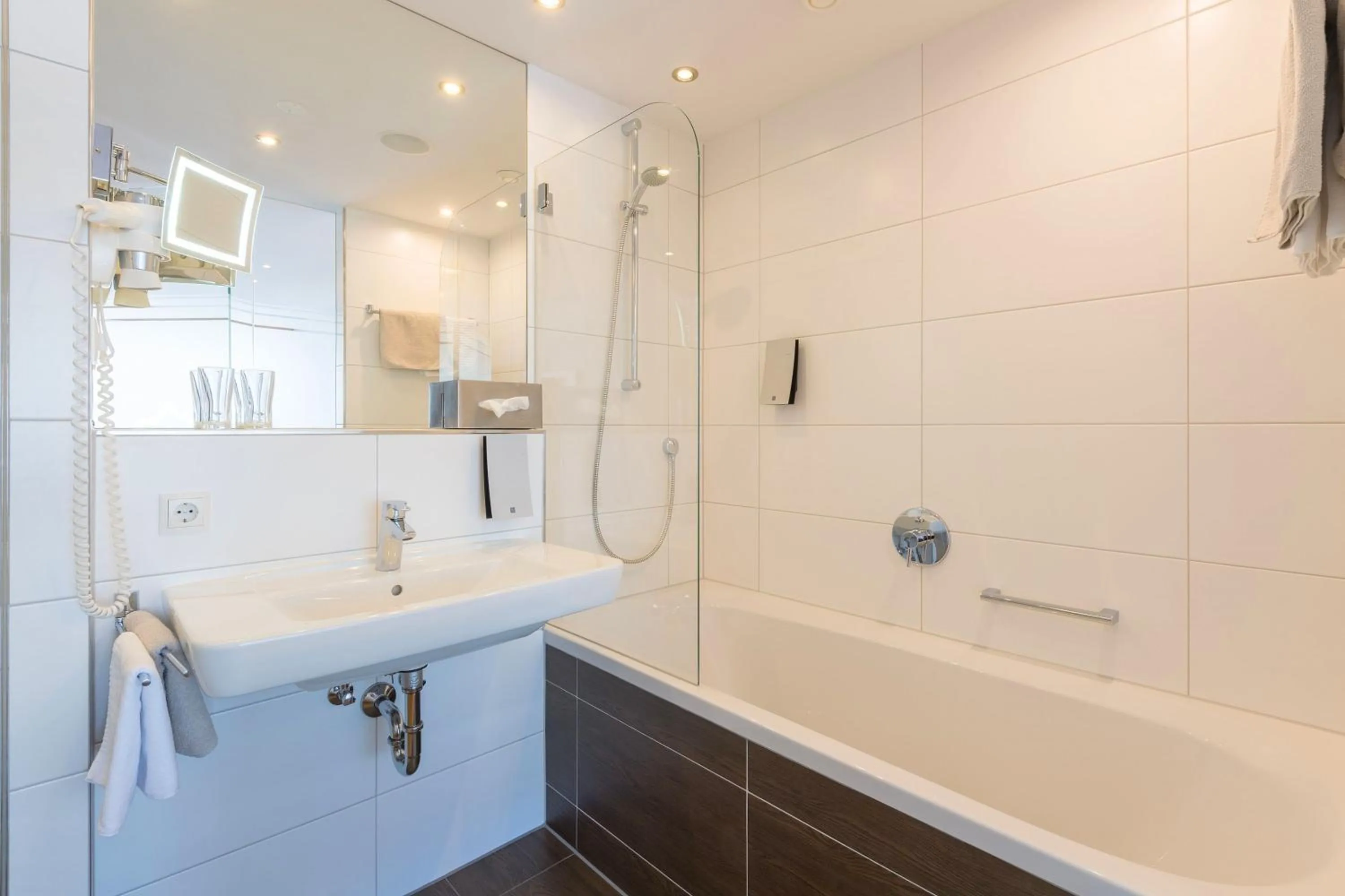 Bathroom in Alpinhotel Monte Superior - Silvretta Card Premium Betrieb