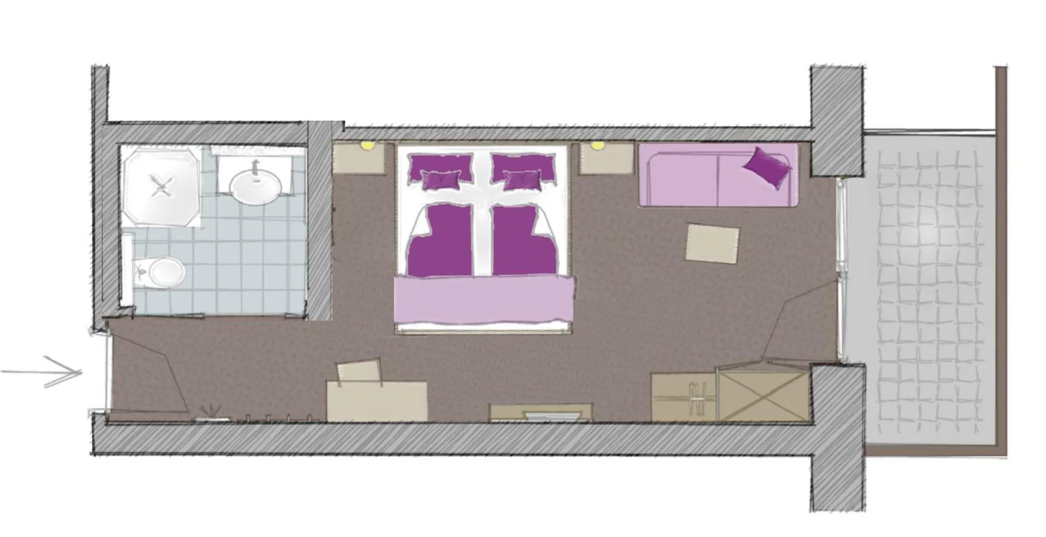 Floor plan in Alpinhotel Monte Superior - Silvretta Card Premium Betrieb