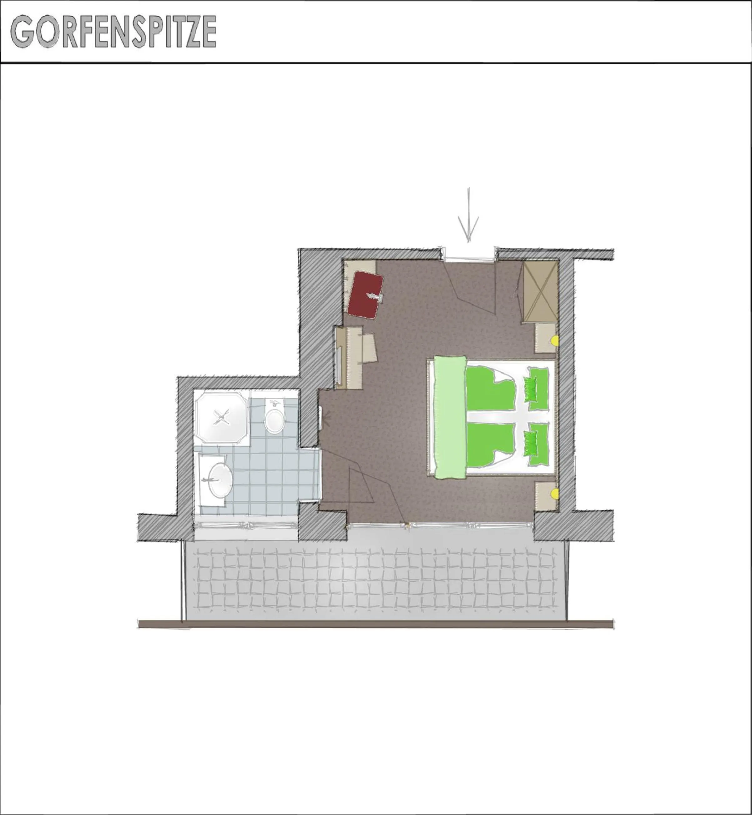 Floor plan in Alpinhotel Monte Superior - Silvretta Card Premium Betrieb