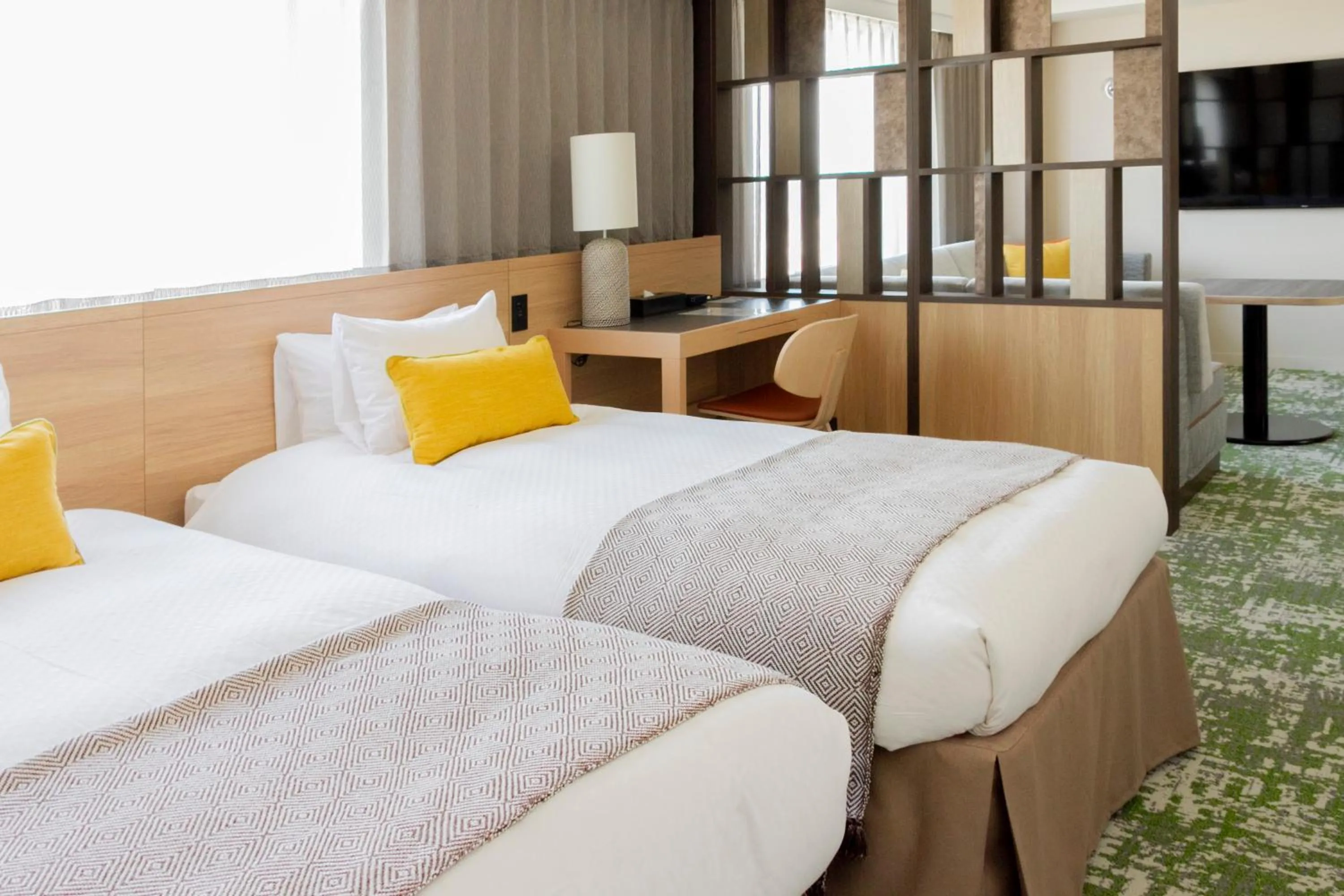 Bed in Hotel Terrace the Garden Mito