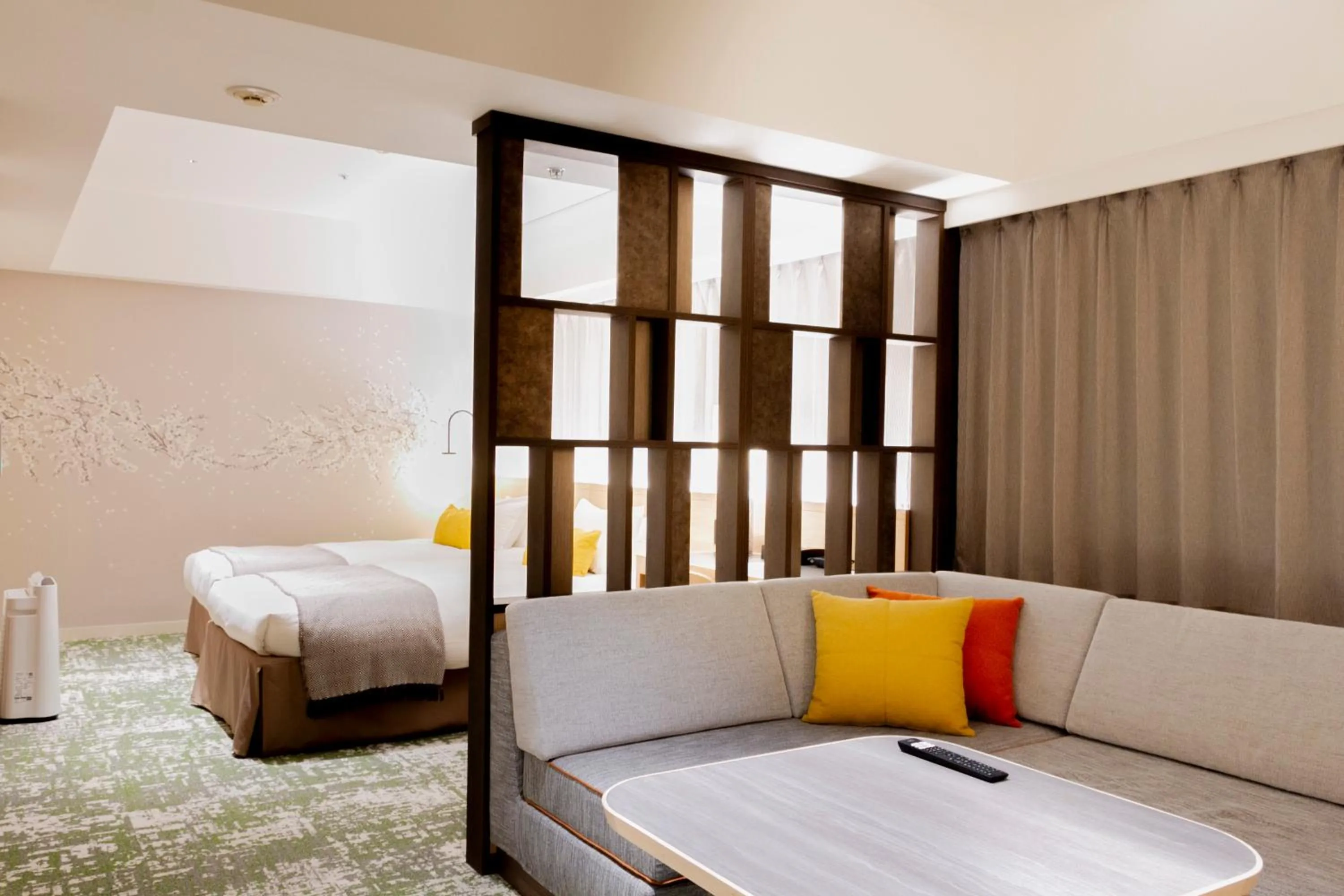 Bed in Hotel Terrace the Garden Mito