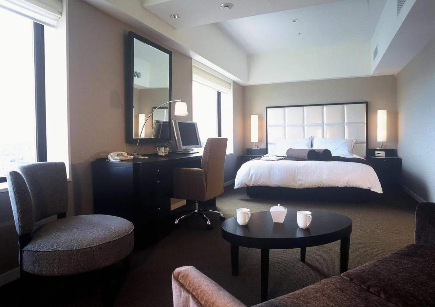 Photo of the whole room, Bed in Hotel Terrace the Garden Mito