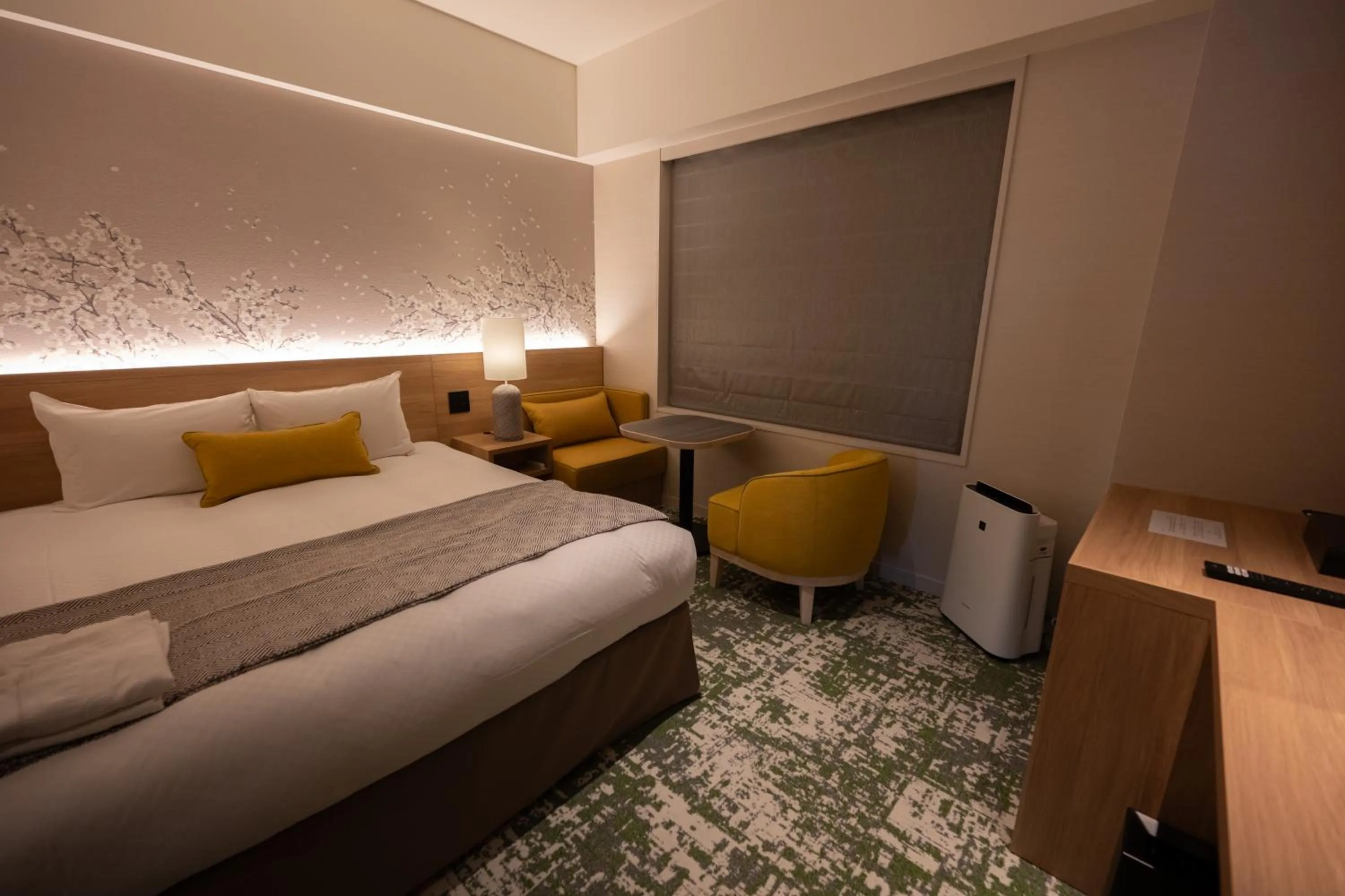 Bed in Hotel Terrace the Garden Mito