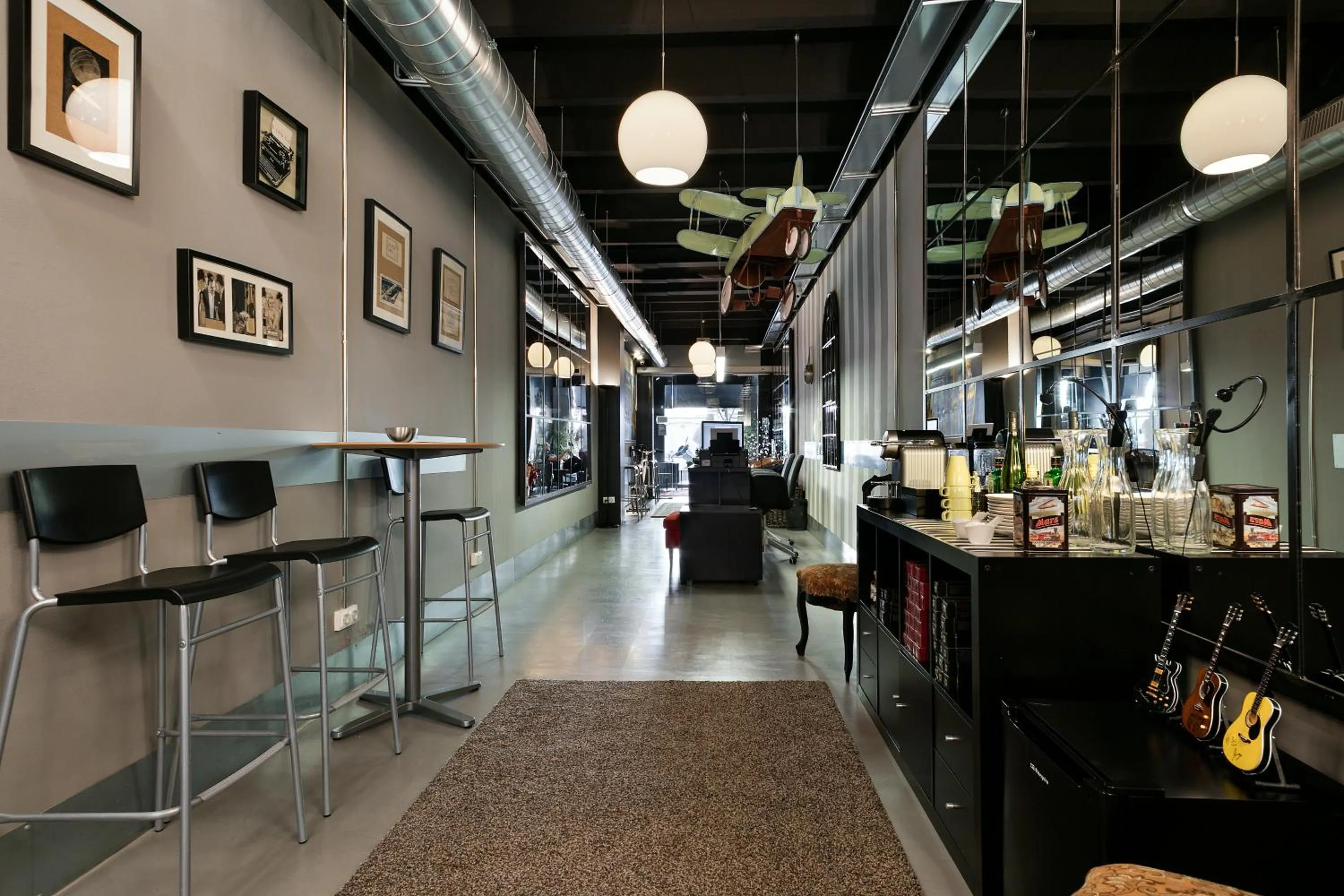 Lobby or reception in Fira Apartments by gaiarooms