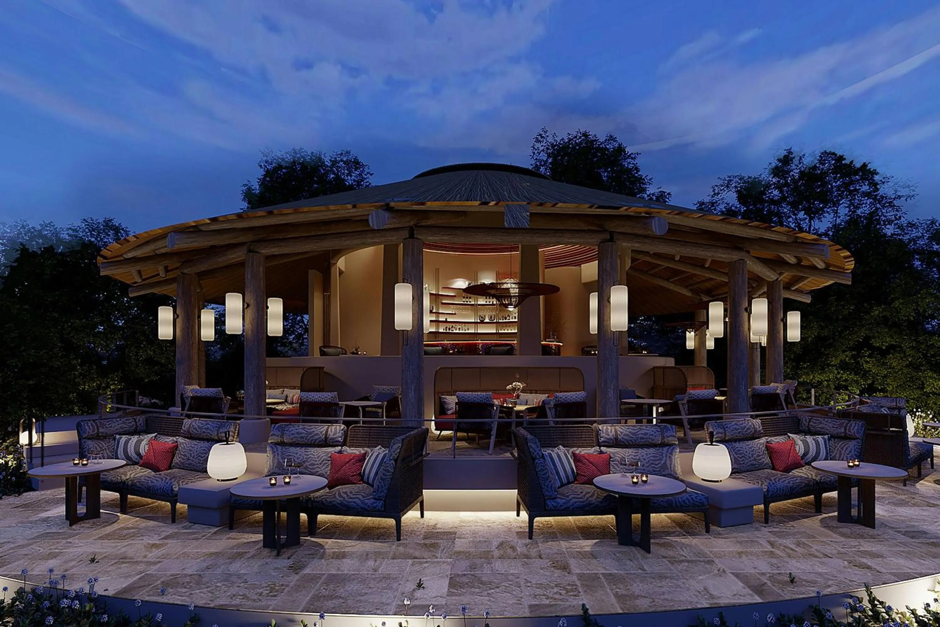 Lounge or bar in The Naka Island, a Luxury Collection Resort & Spa, Phuket