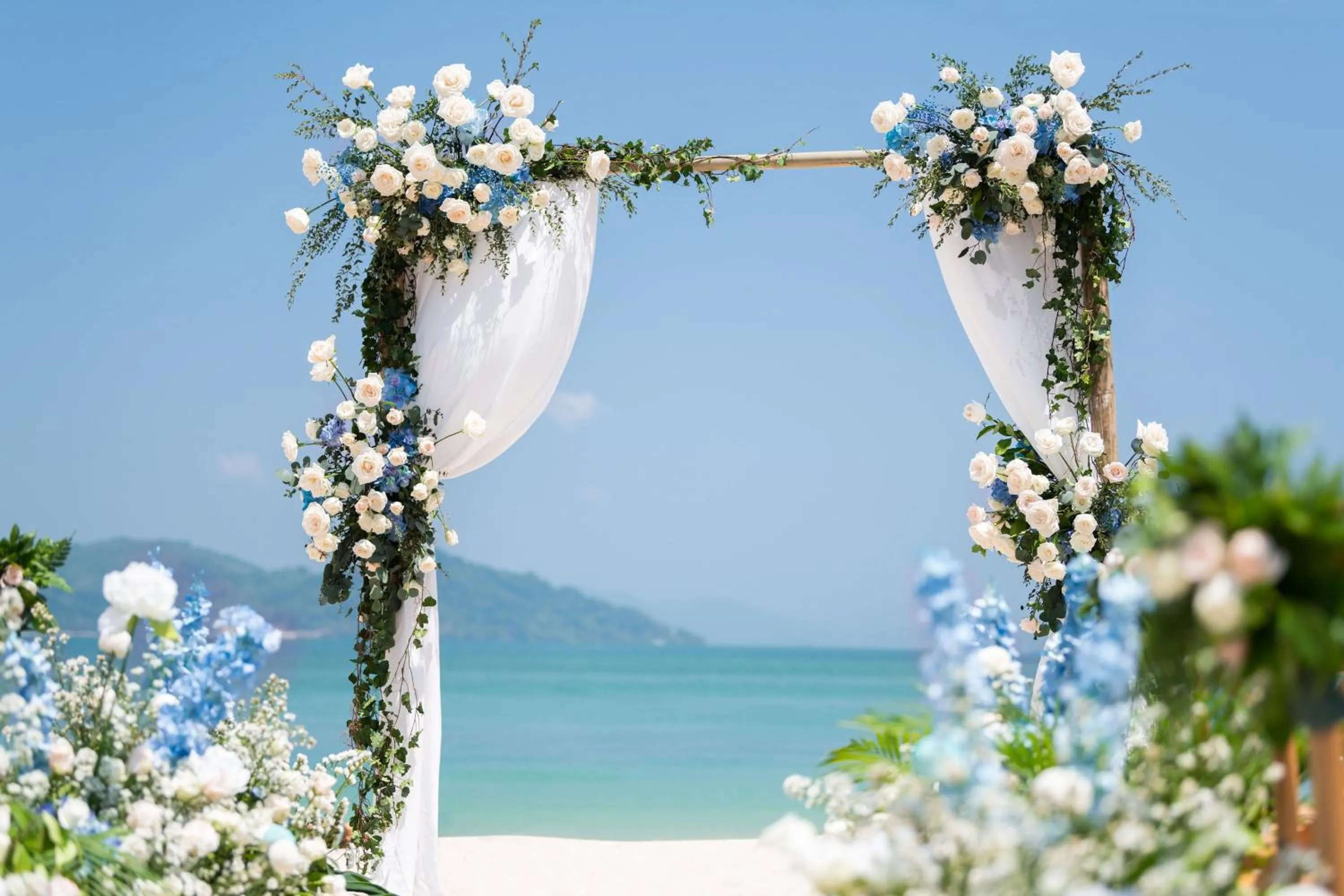 Beach in The Naka Island, a Luxury Collection Resort & Spa, Phuket