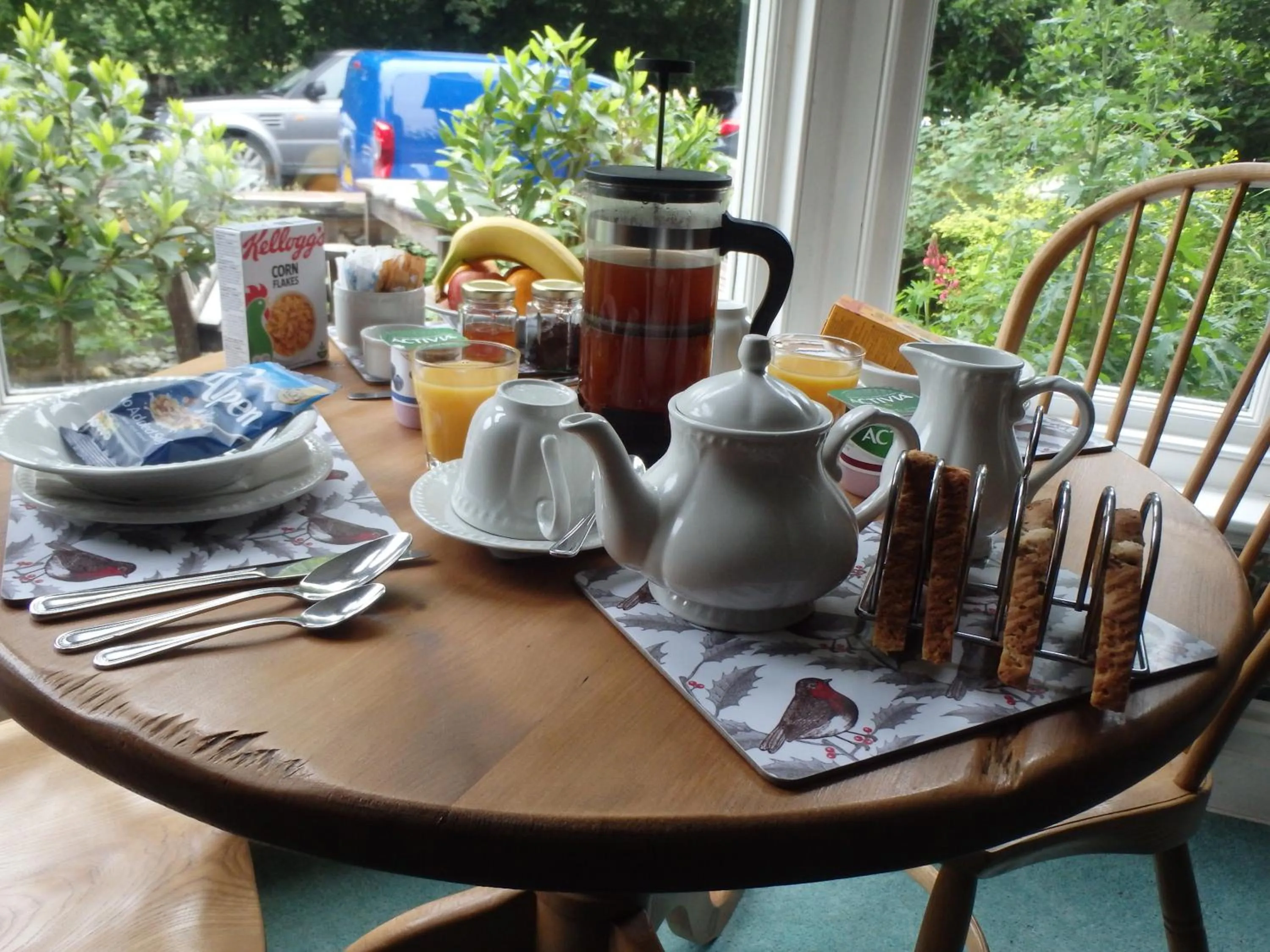 Continental breakfast in Haisthorpe Guest House