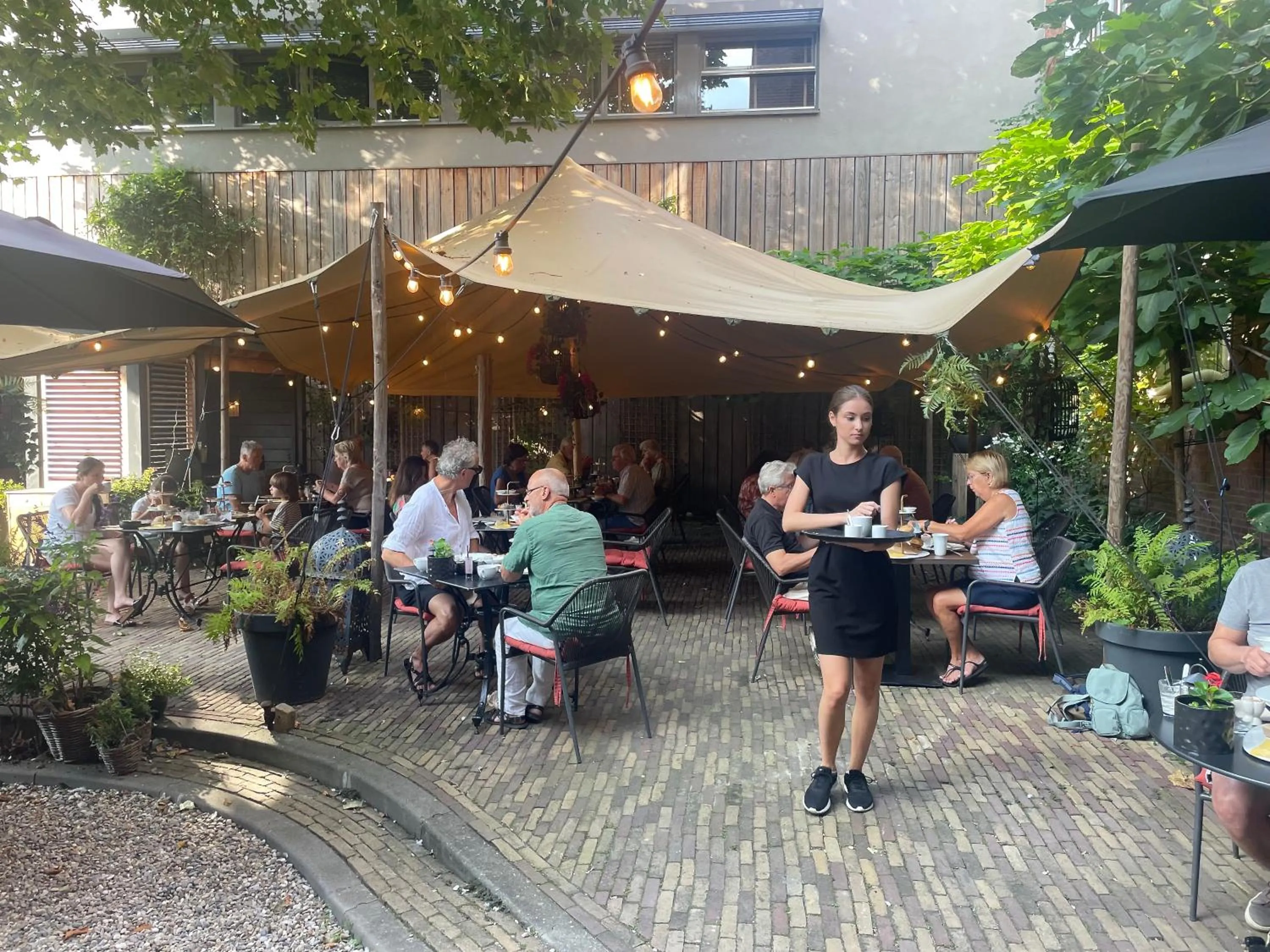 Garden in The Roosevelt Apartments