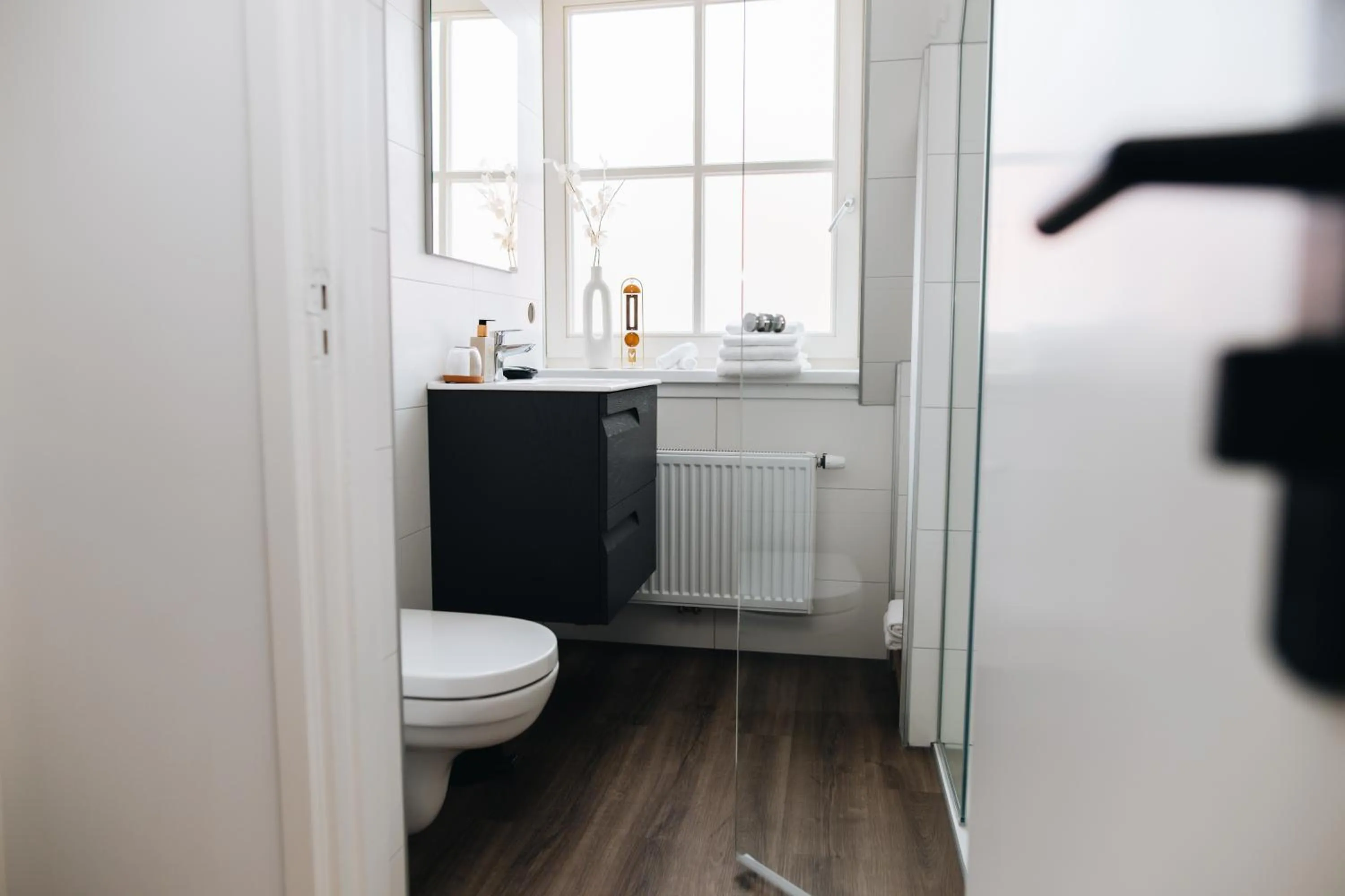 Toilet in The Roosevelt Apartments