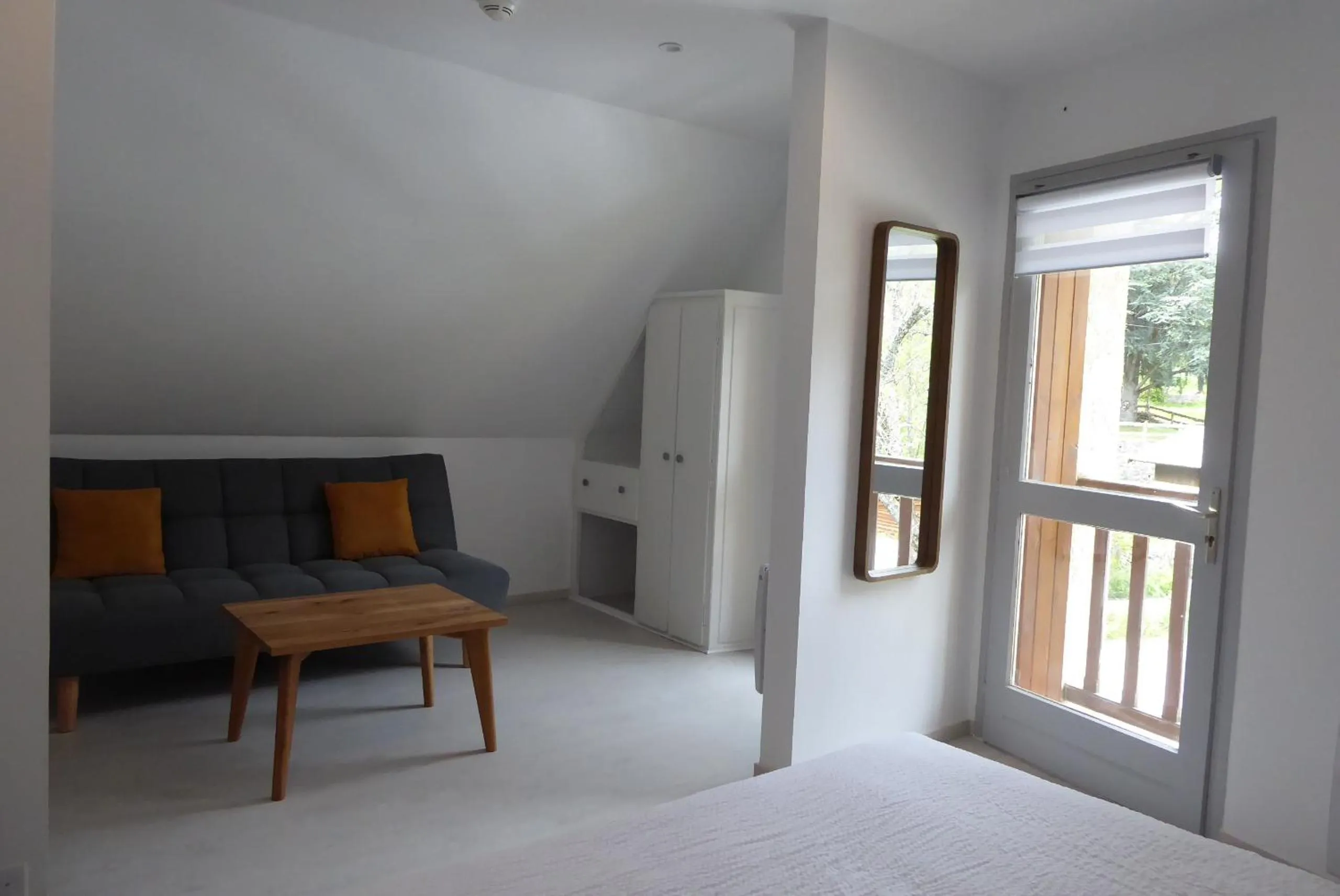 Photo of the whole room, Bed in Hôtel Le Martagon