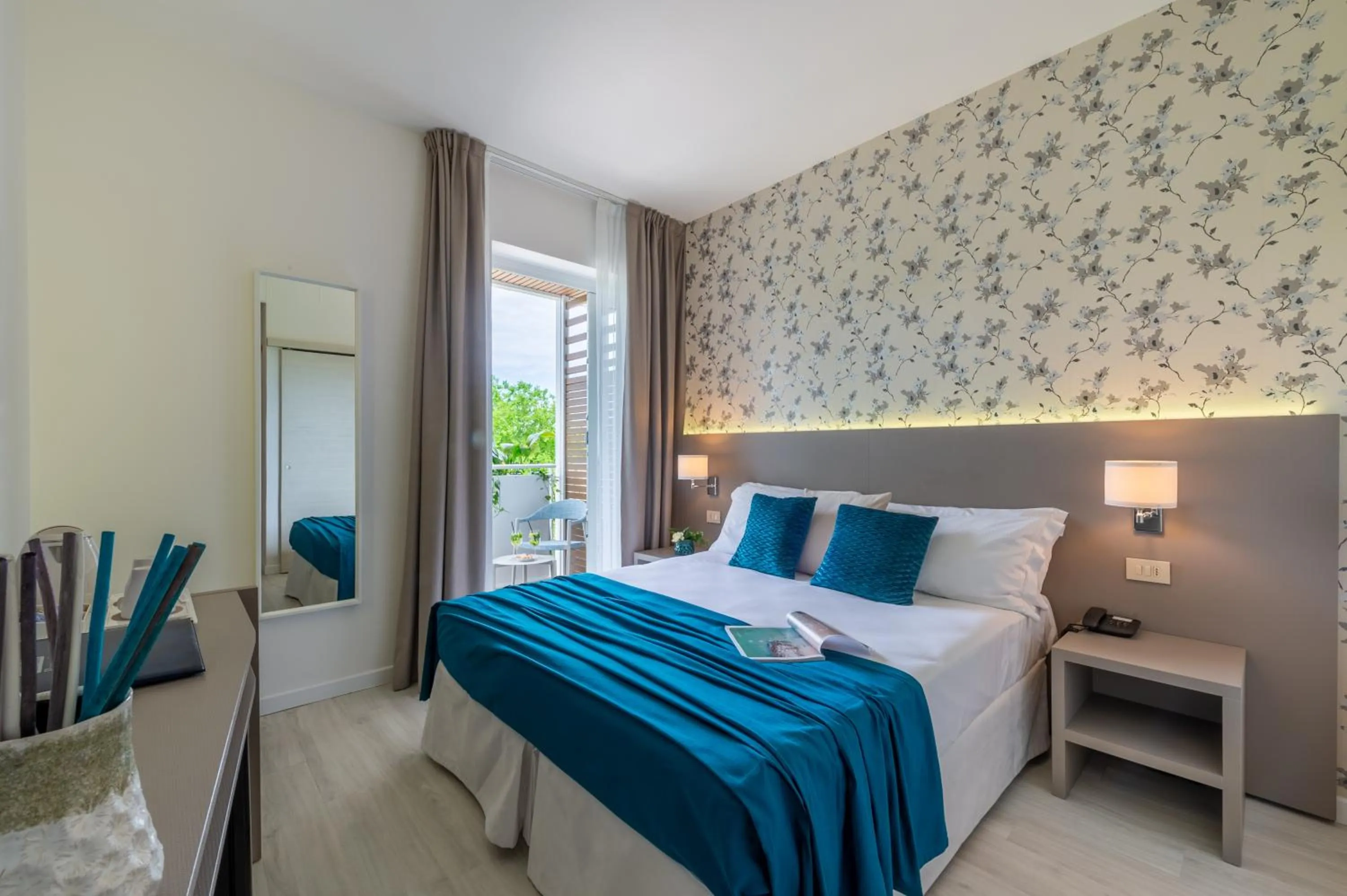 Bed in Hotel Renania