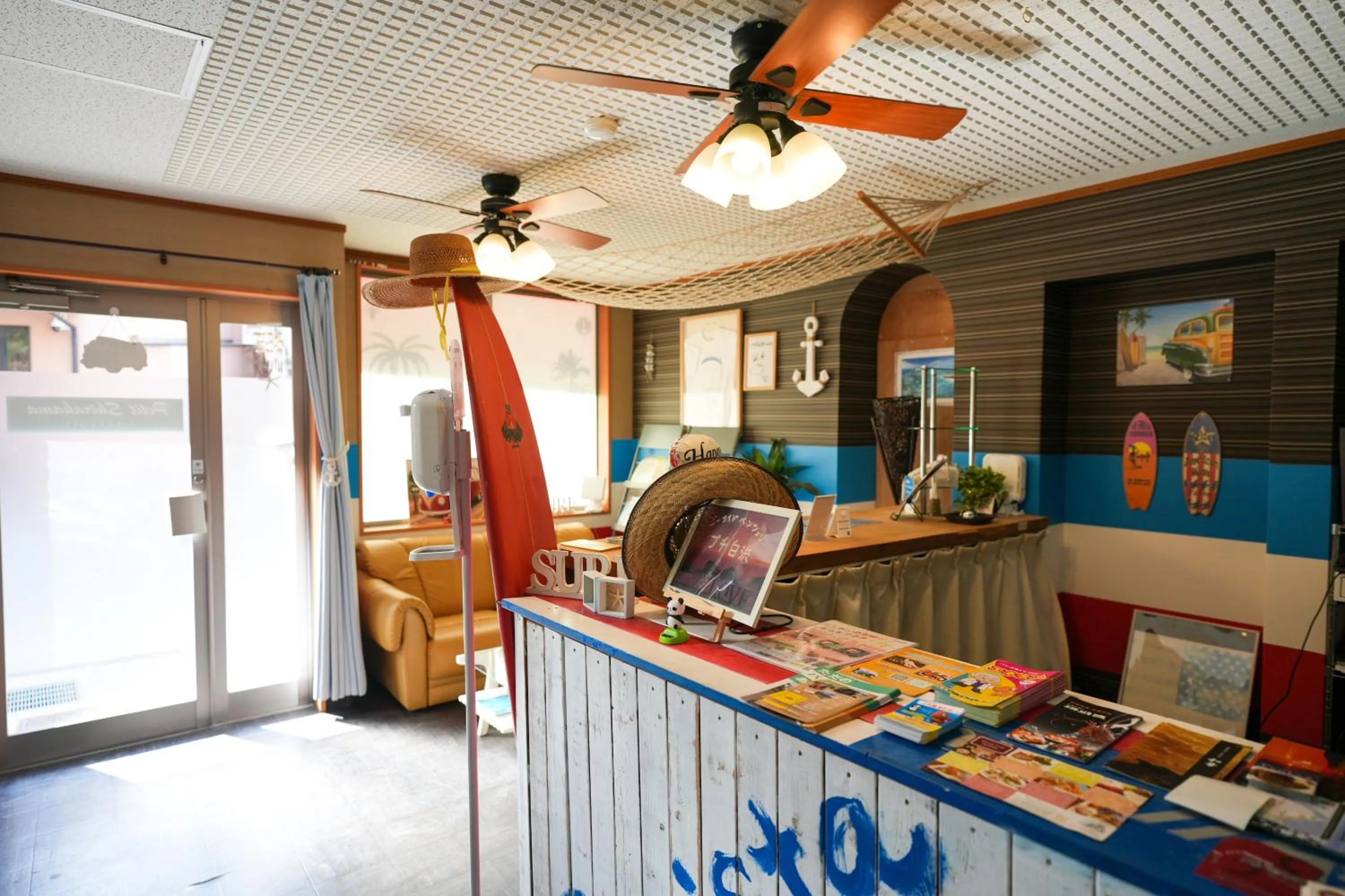 Lobby or reception in Seaside Pension Petit Shirahama