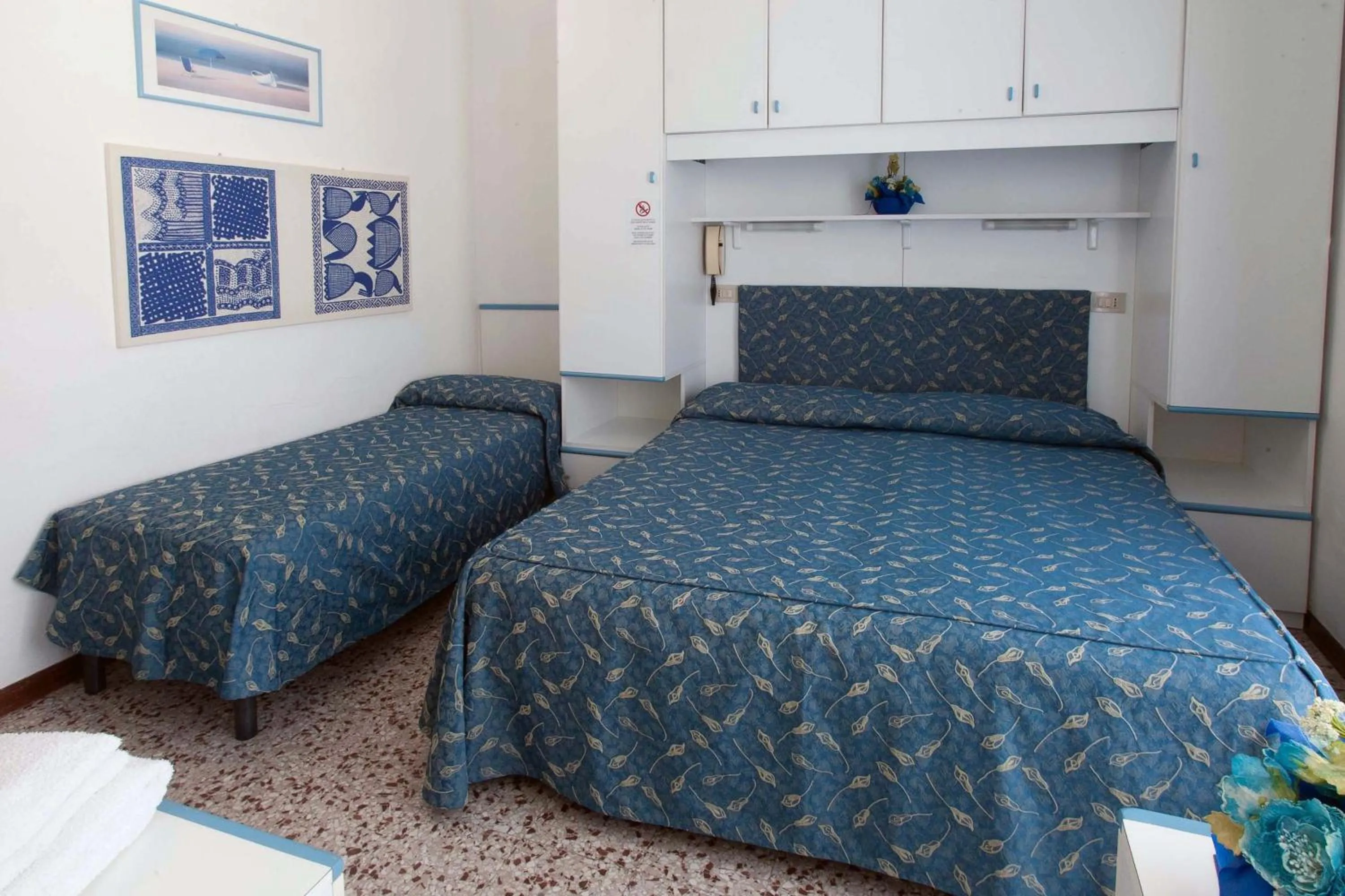 Bed in Hotel Sanremo