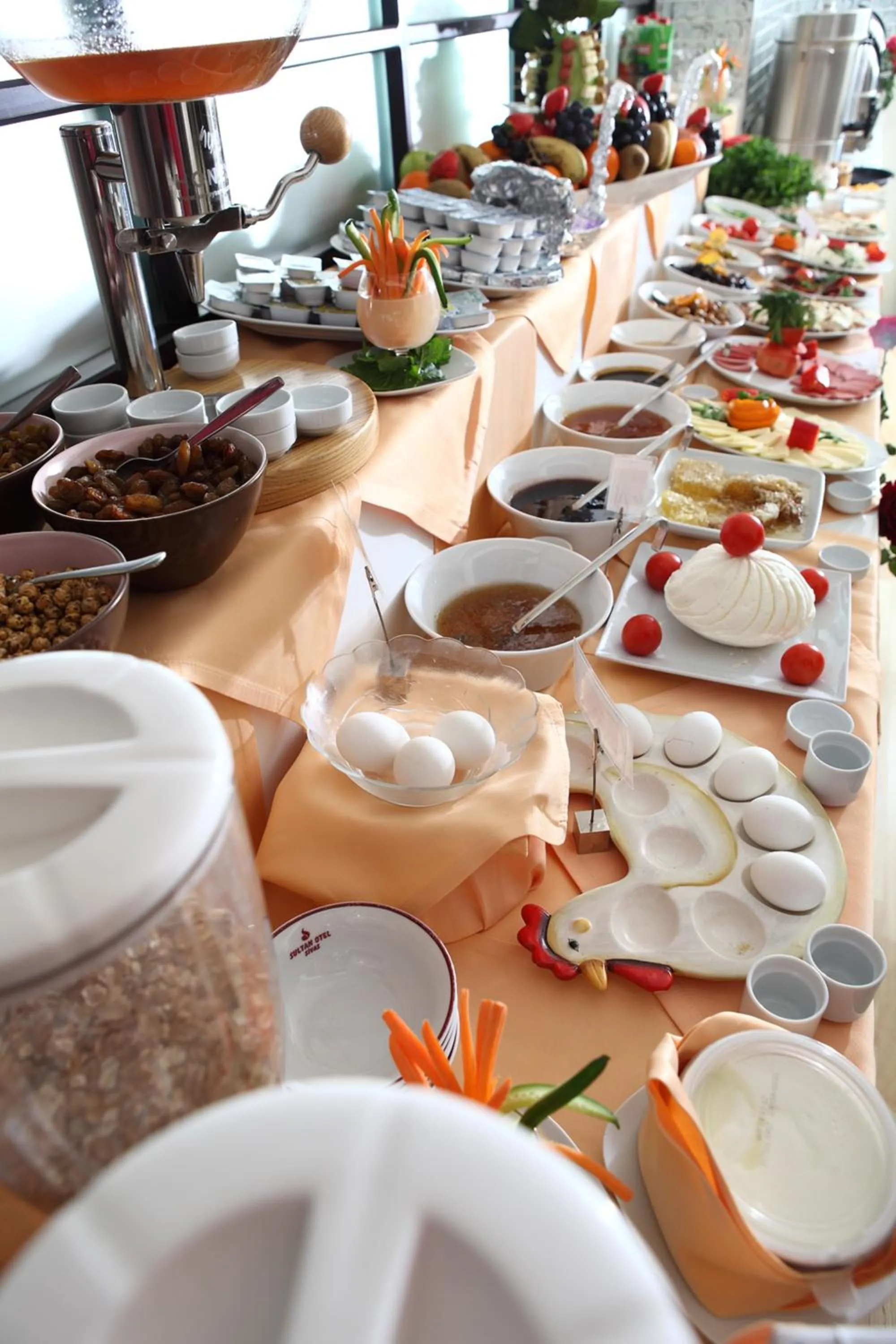 Buffet breakfast in Sultan Hotel-Restaurant-Bistro