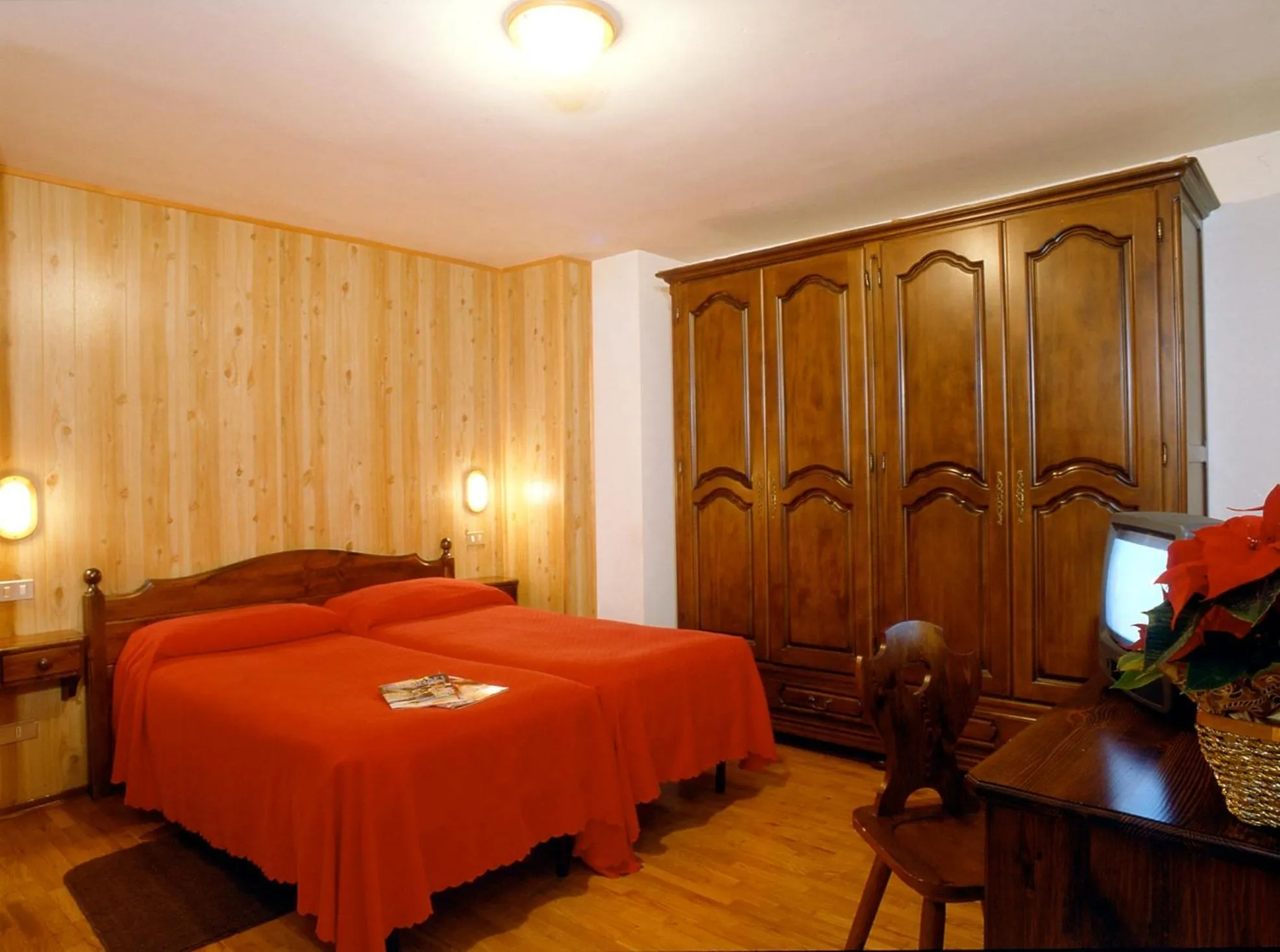 Bed in Hotel Florian