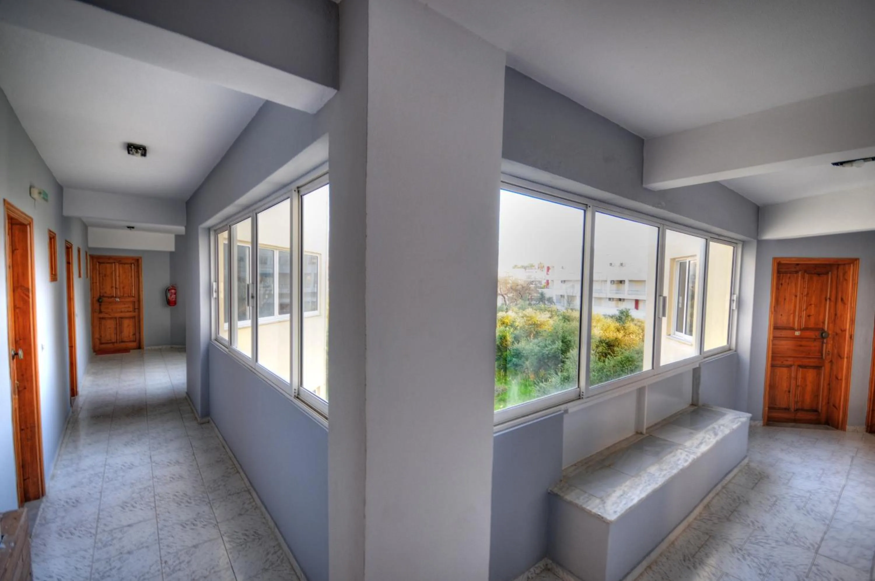 Decorative detail in Manias Apartments