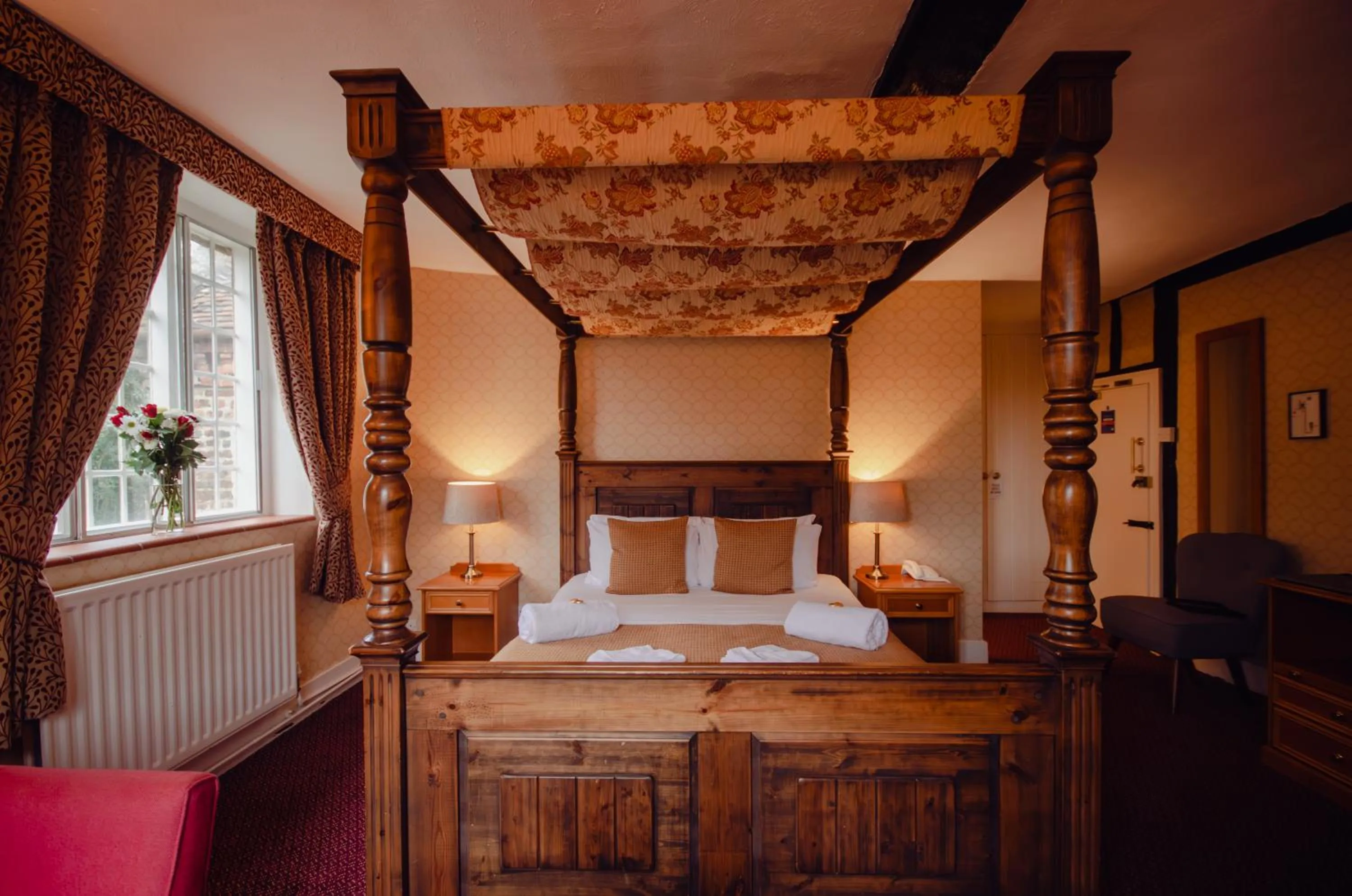 Bed in Howfield Manor Hotel
