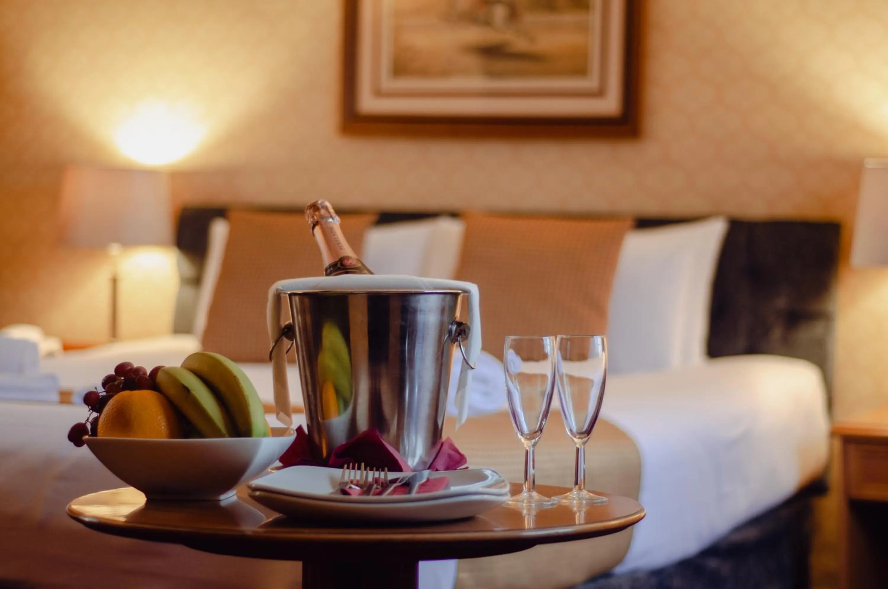 Bed in Howfield Manor Hotel