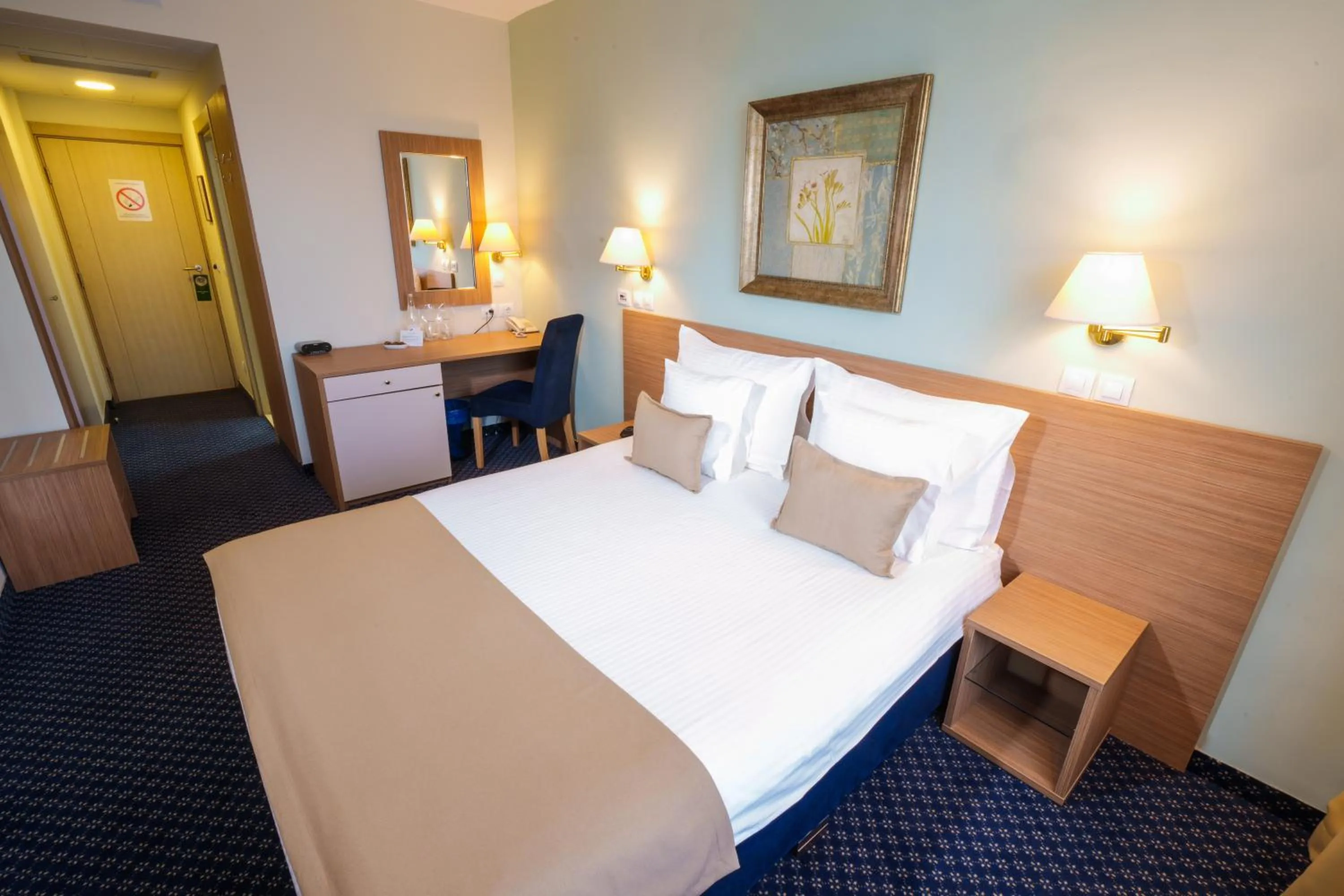 View (from property/room), Bed in Hotel Monogram Park