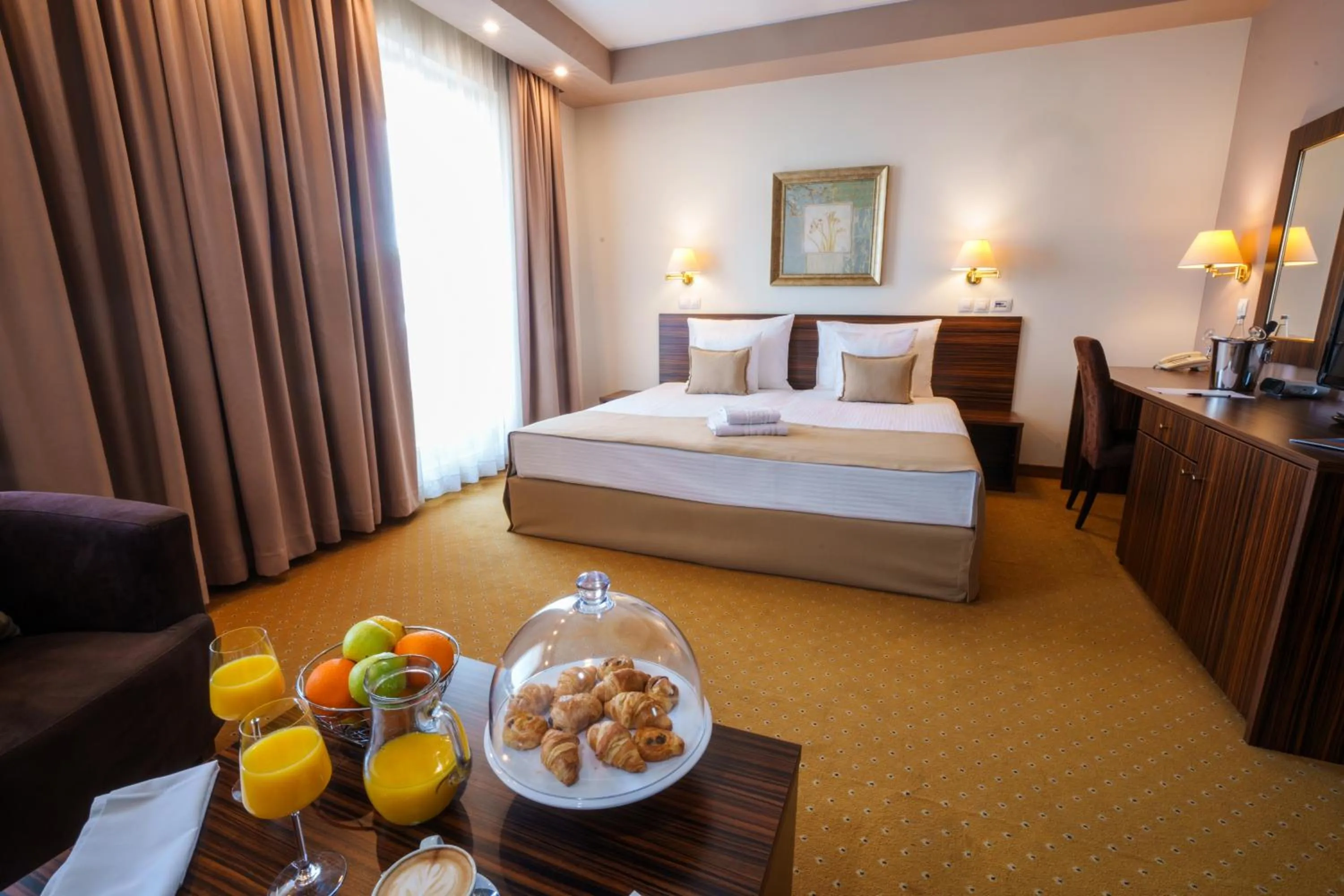 Bed in Hotel Monogram Park