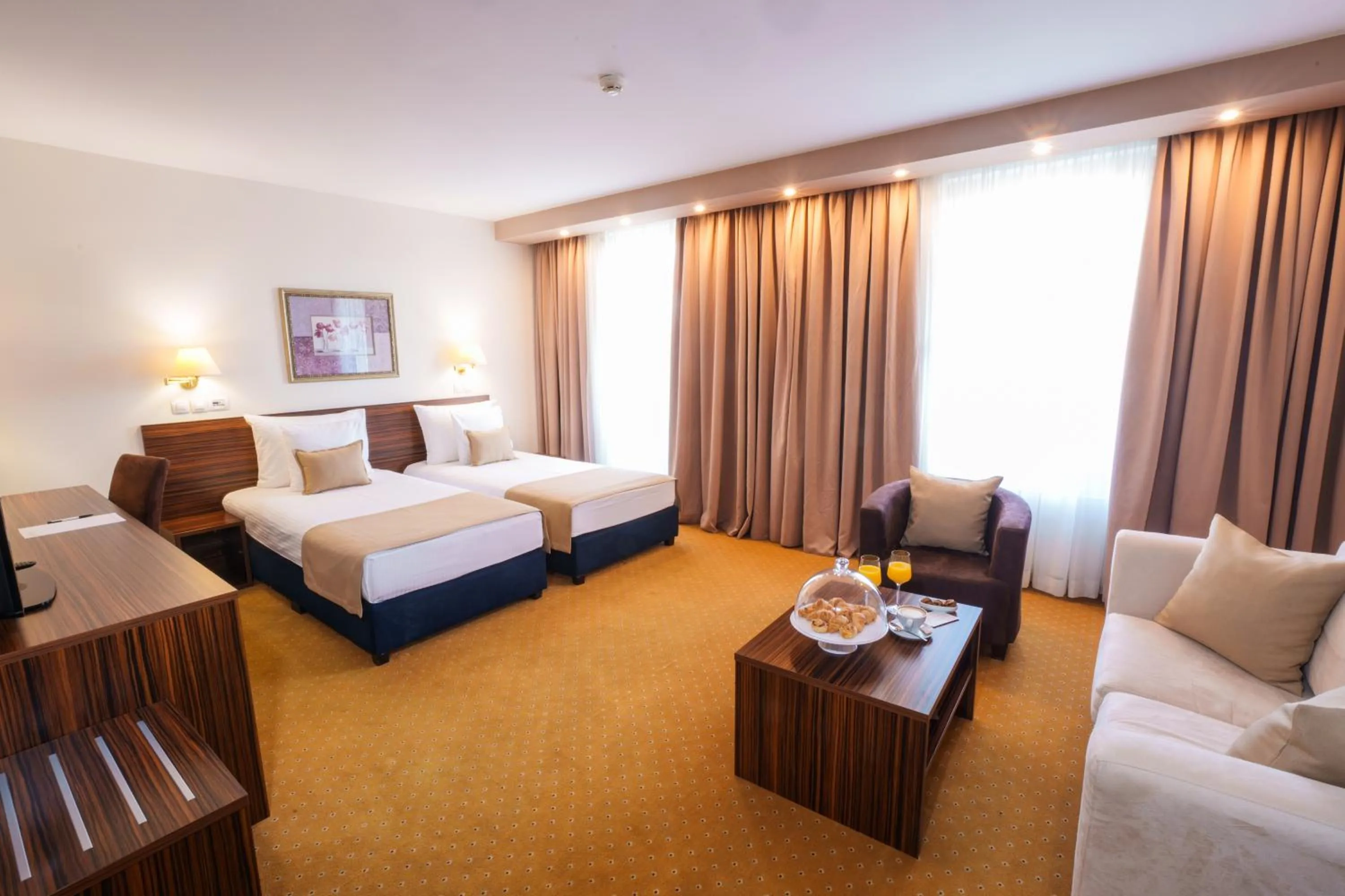 Bed in Hotel Monogram Park