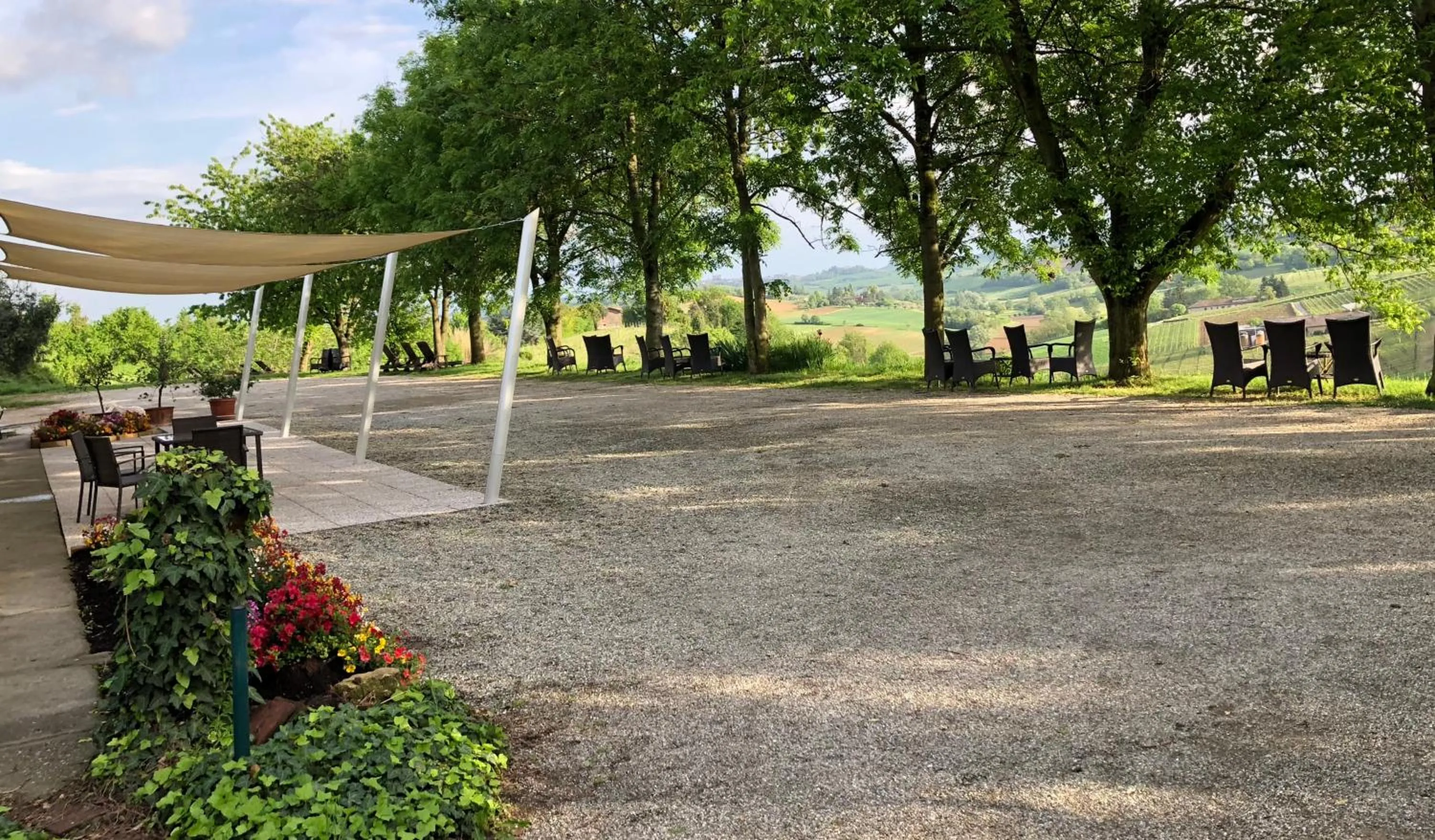 Patio in B&B La Quercia