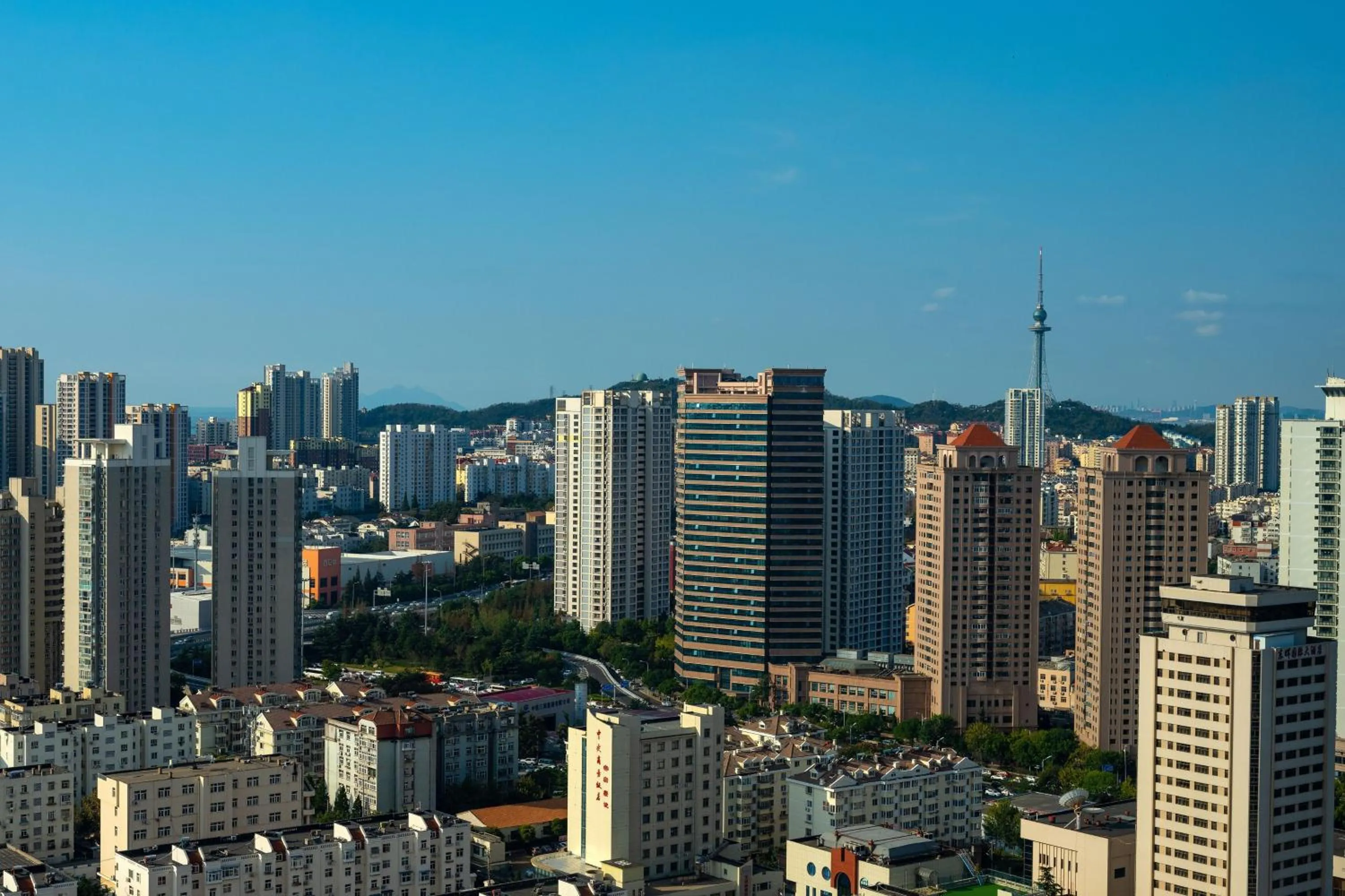 View (from property/room) in Le Méridien Qingdao l Instagrammable l CBD l Nearby seaside,nearby May 4th Square