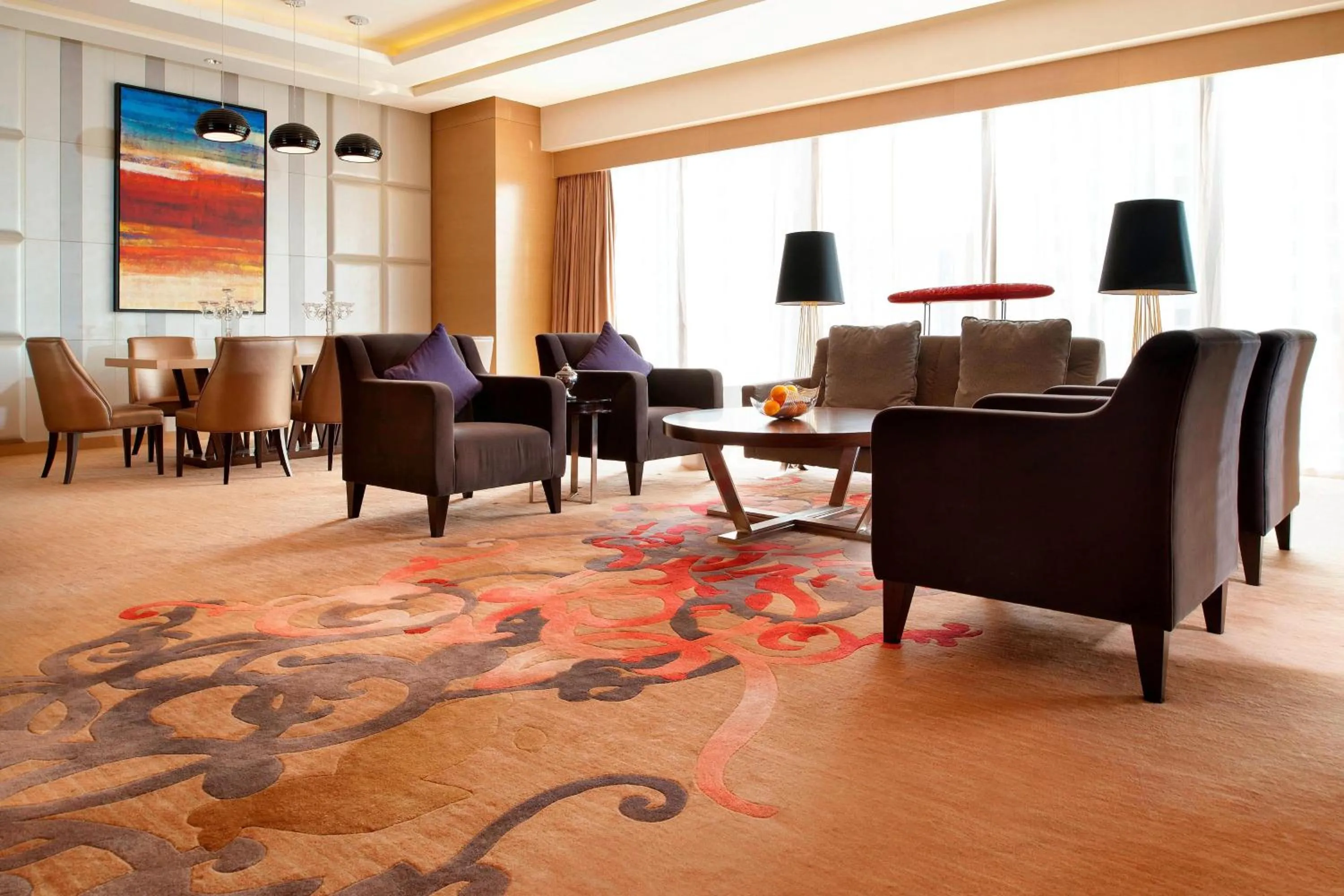 Meeting/conference room in Le Méridien Qingdao l Instagrammable l CBD l Nearby seaside,nearby May 4th Square